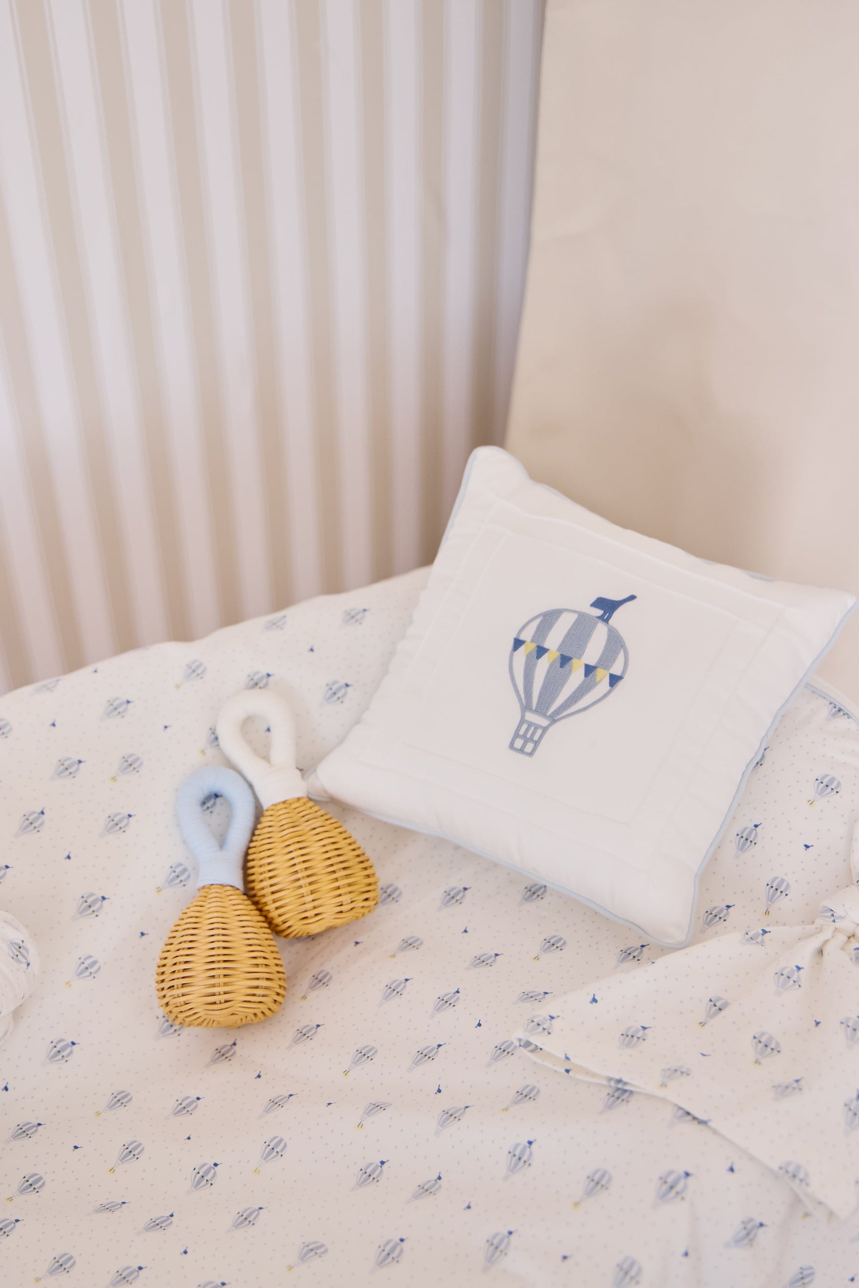 Up & Away Throw Pillow - Blue