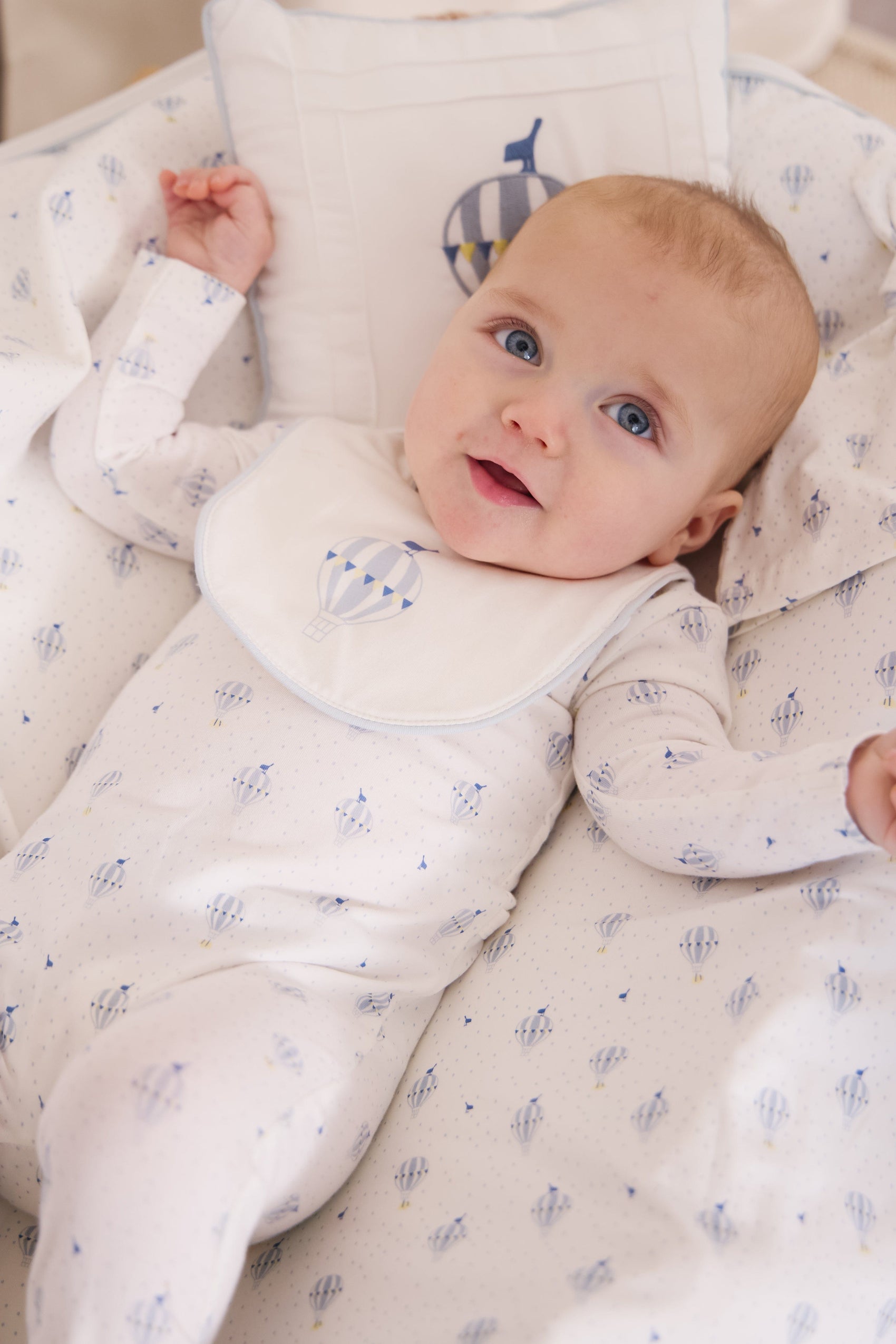 Up + Away Footie - Blue