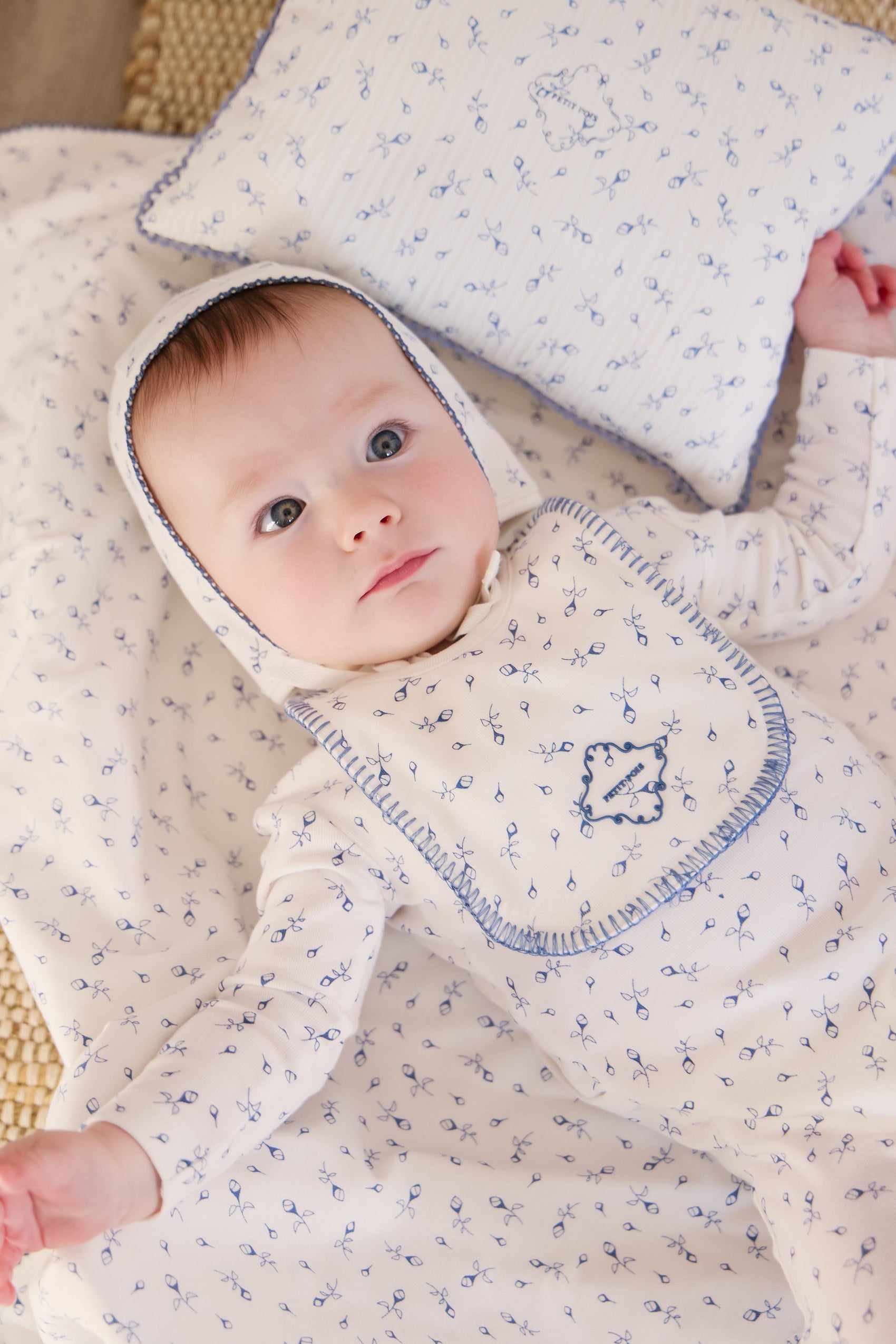 Petit Pois Bib - Blue