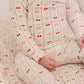 Cerise Footie 3PC Set - Red