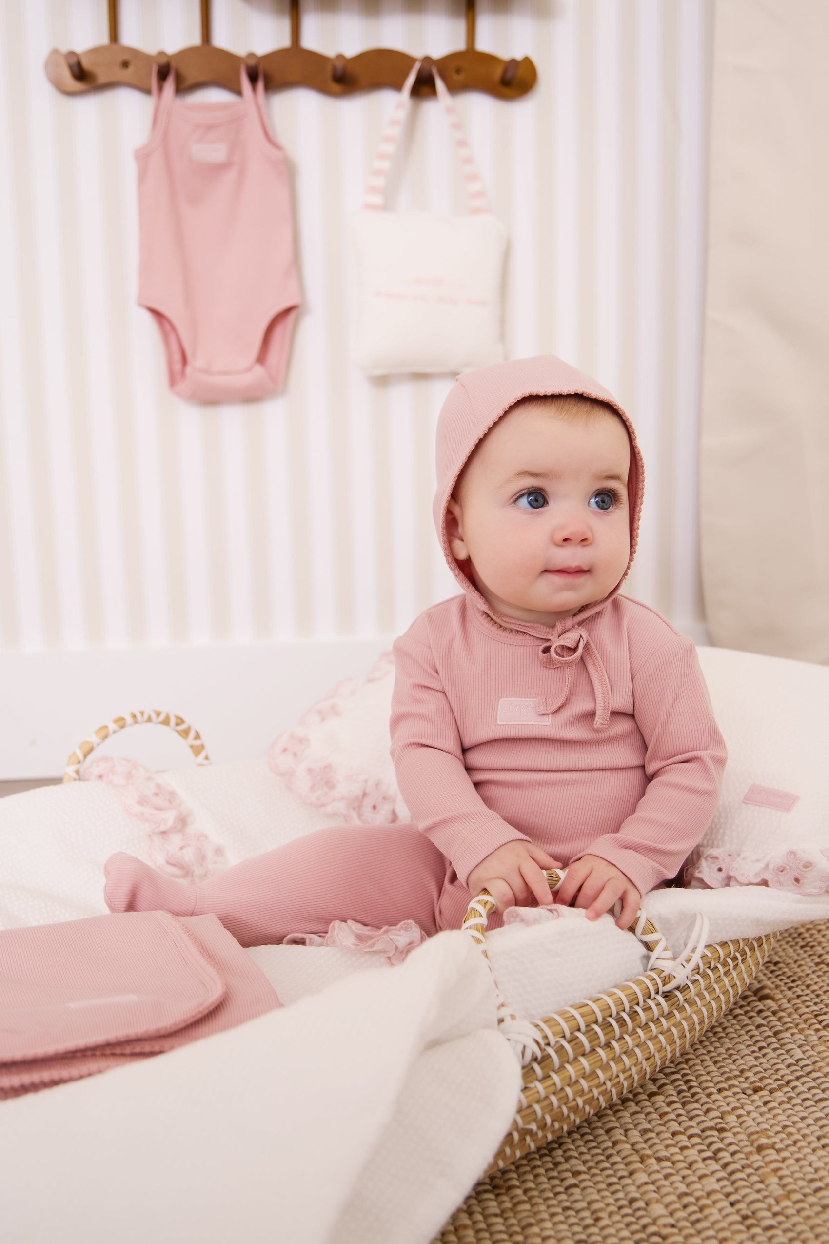 Enfant Mini Crib Set - Pink