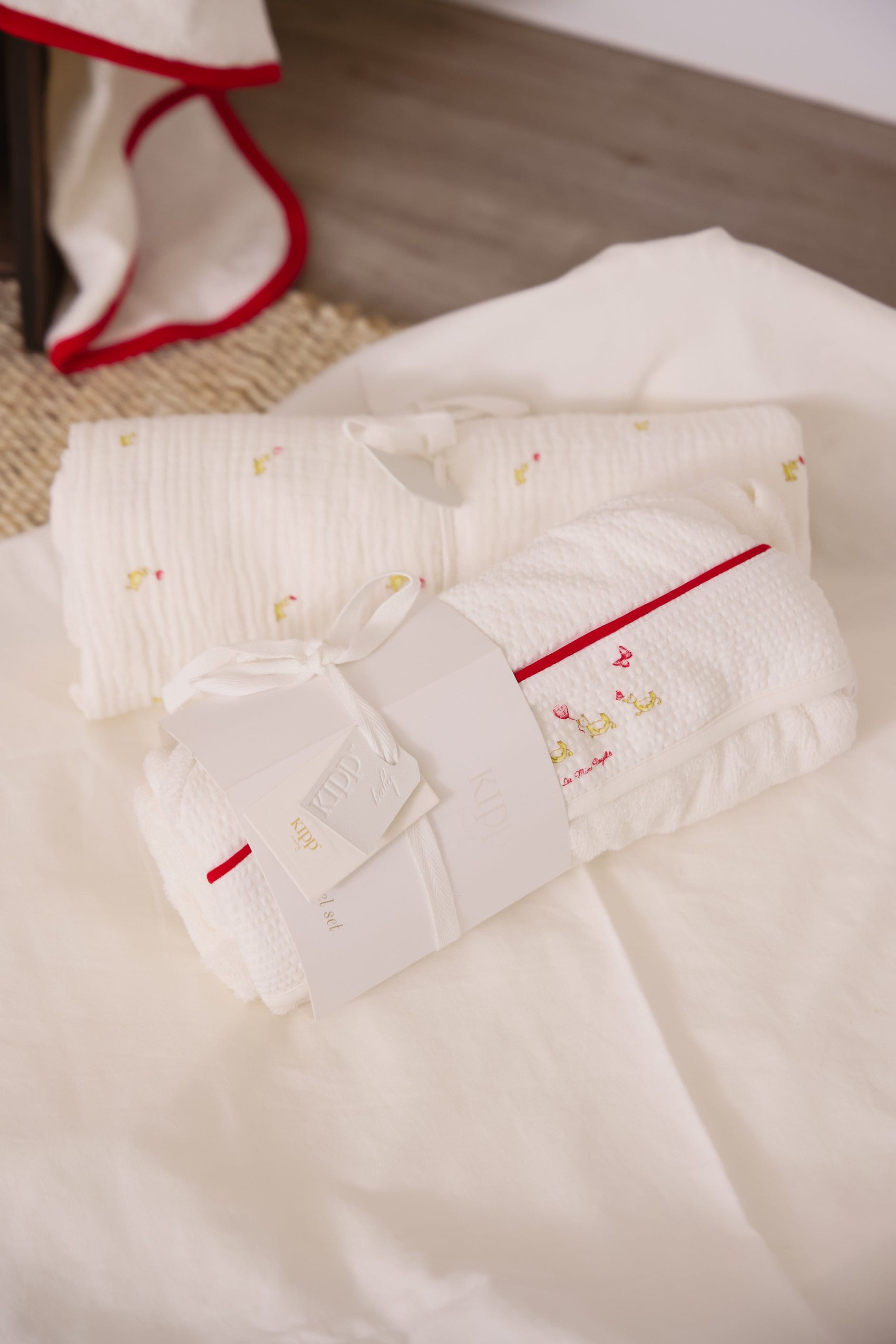 Mini Royals Swaddle - Red