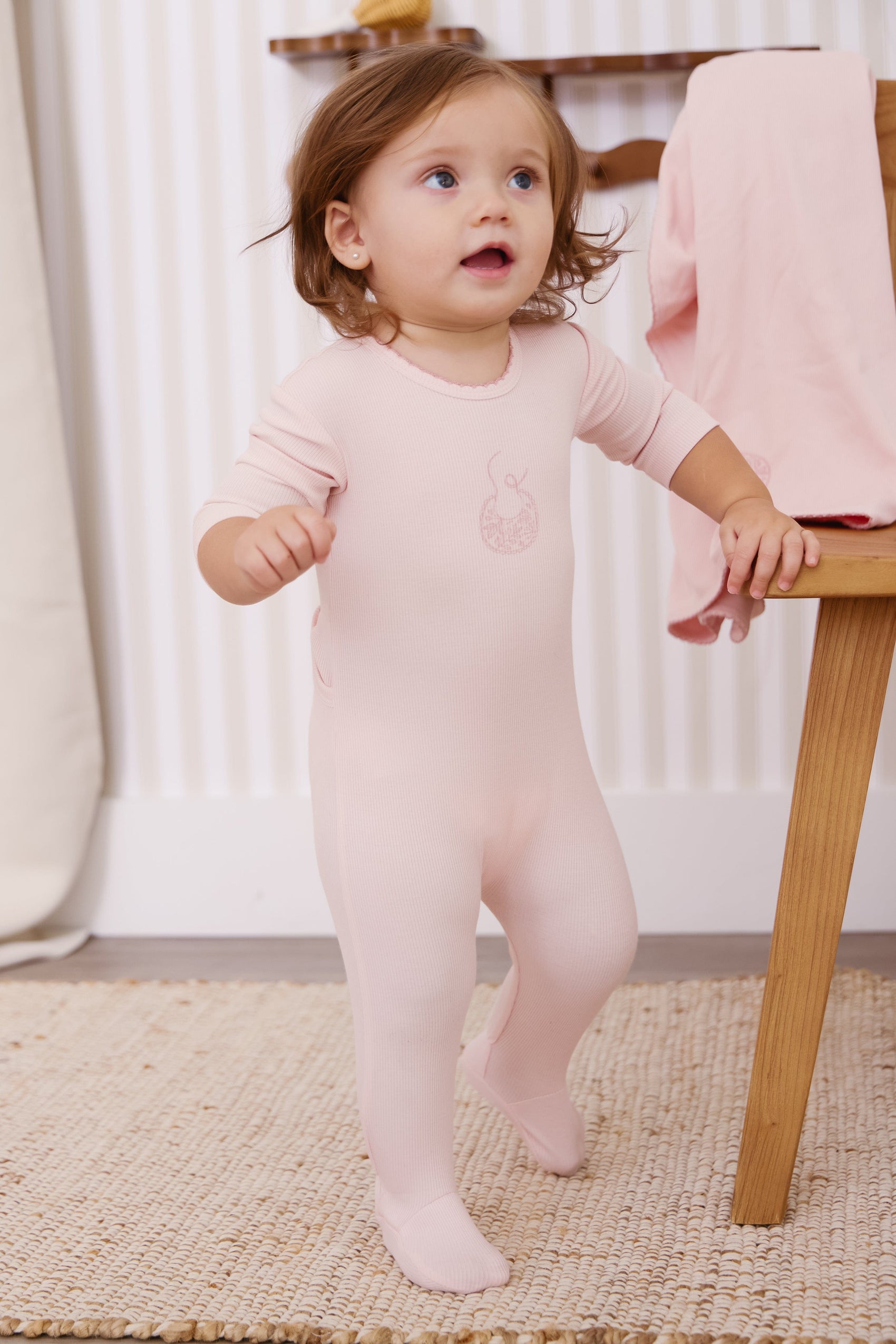 Babete Footie - Pink