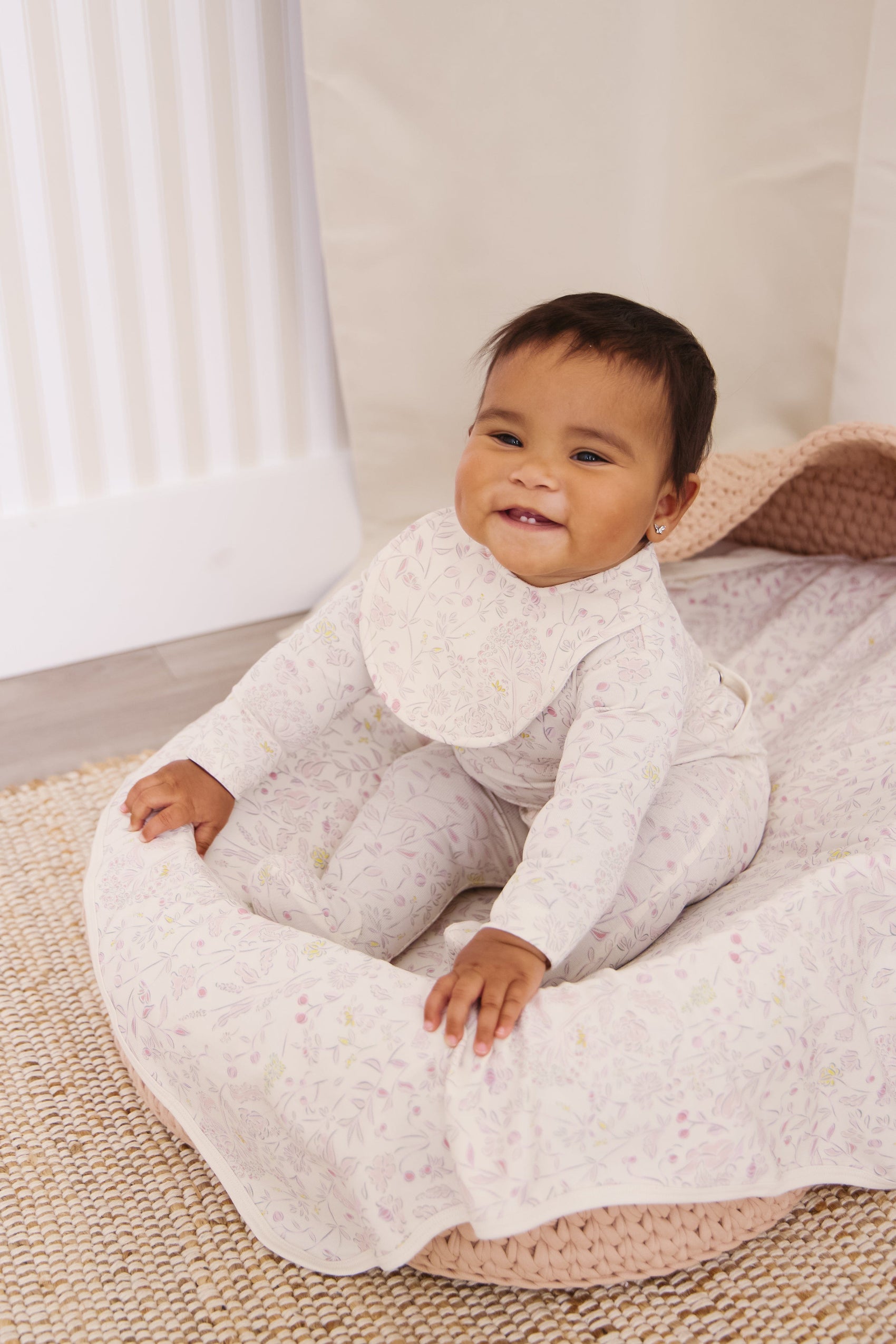 Sprout Footie - Pink