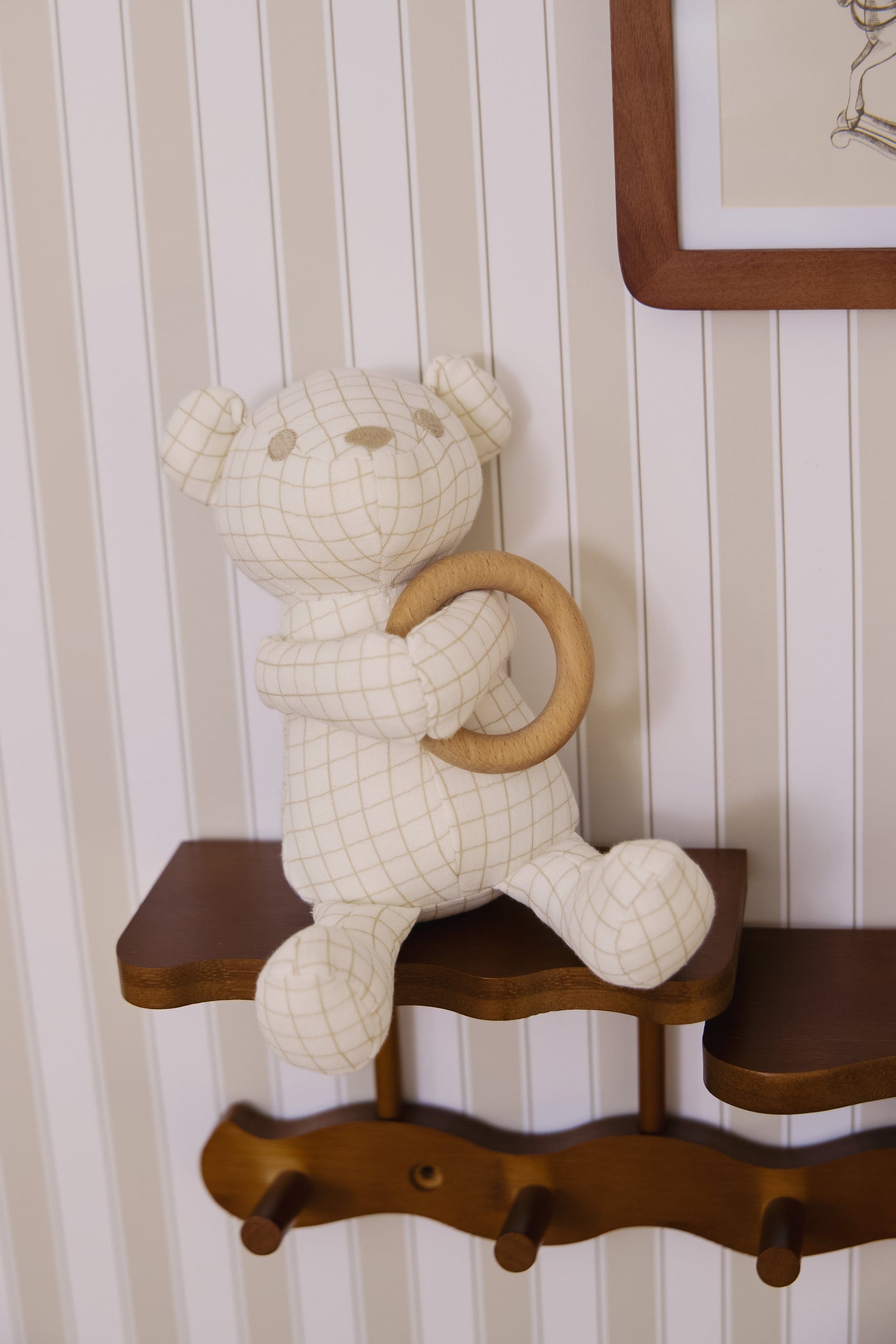 Teddy Au Pane Plush Toy - Stone