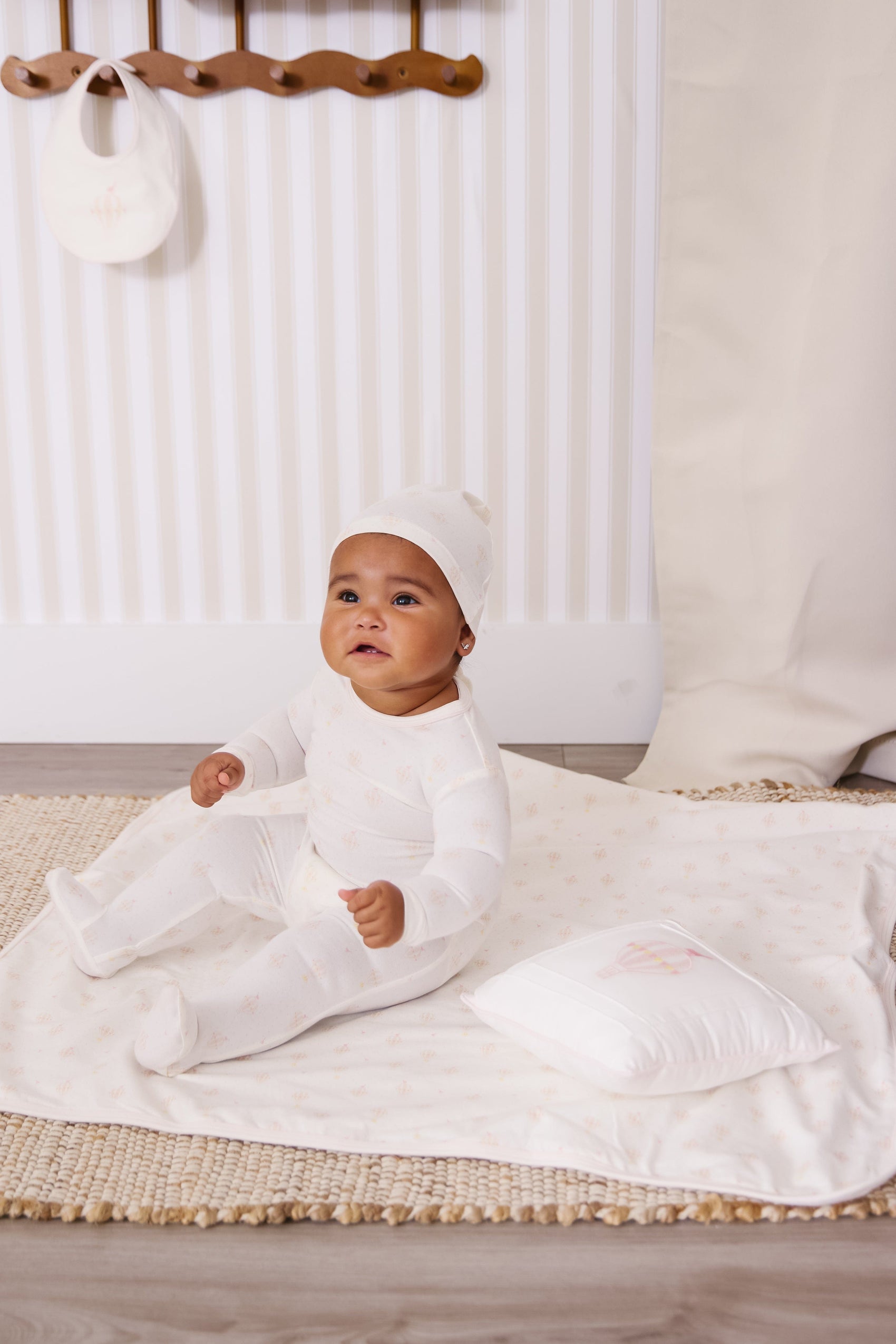 Up & Away Footie 3PC Set - Pink