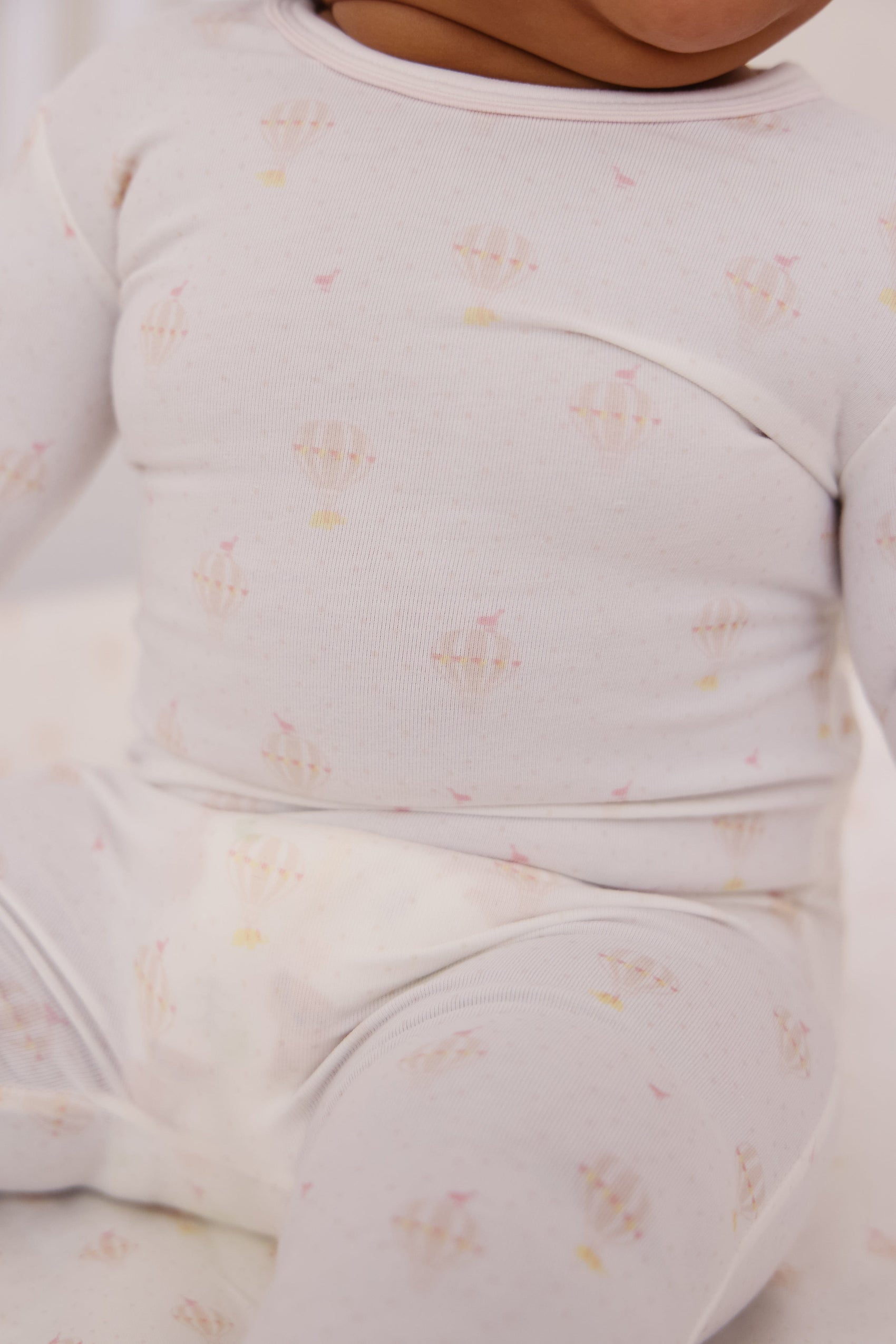 Up & Away Footie + Hat - Pink