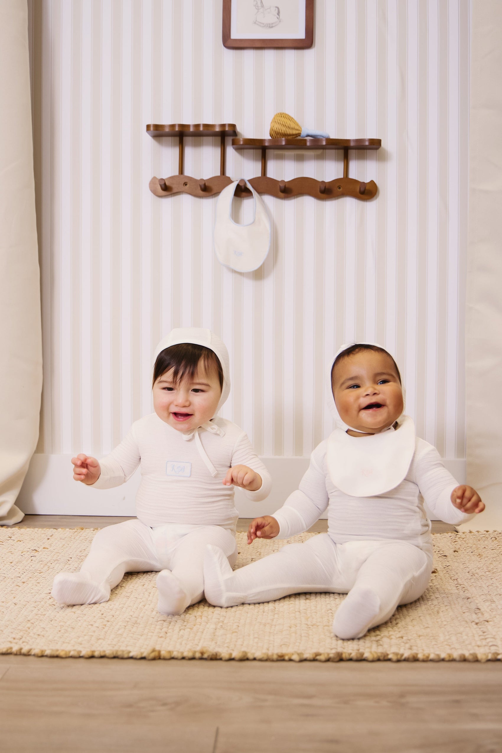 KB Patch Footie + Hat - Blue