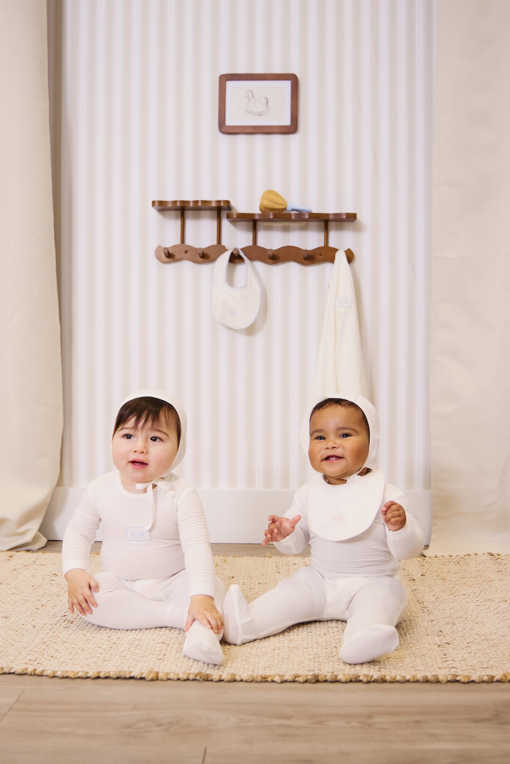 KB Patch Footie + Hat - Blue