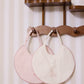 Baby Blocks Bib - White Pink