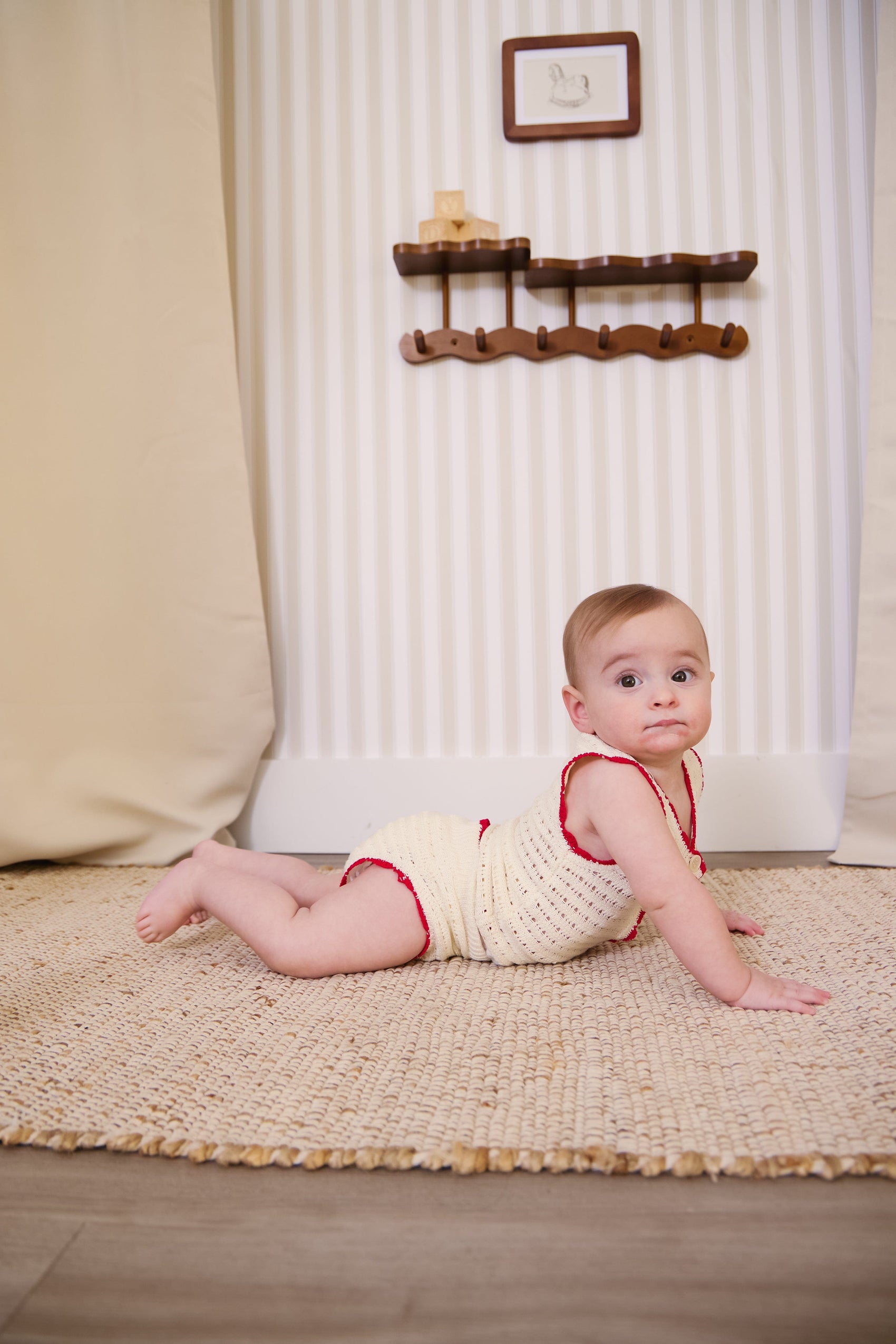 Chunky Knit Set - Red