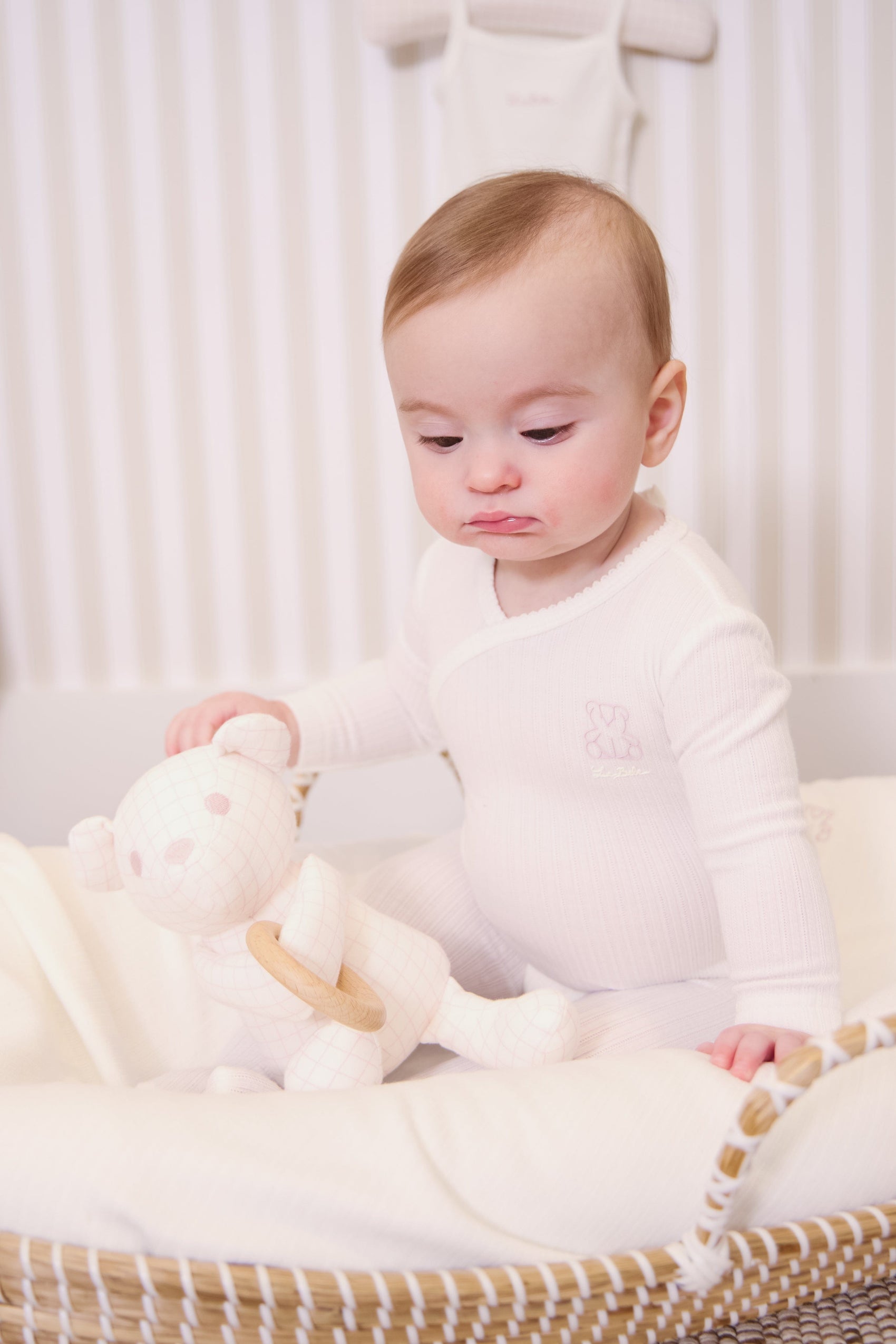 Teddy Wrap Footie - Pink