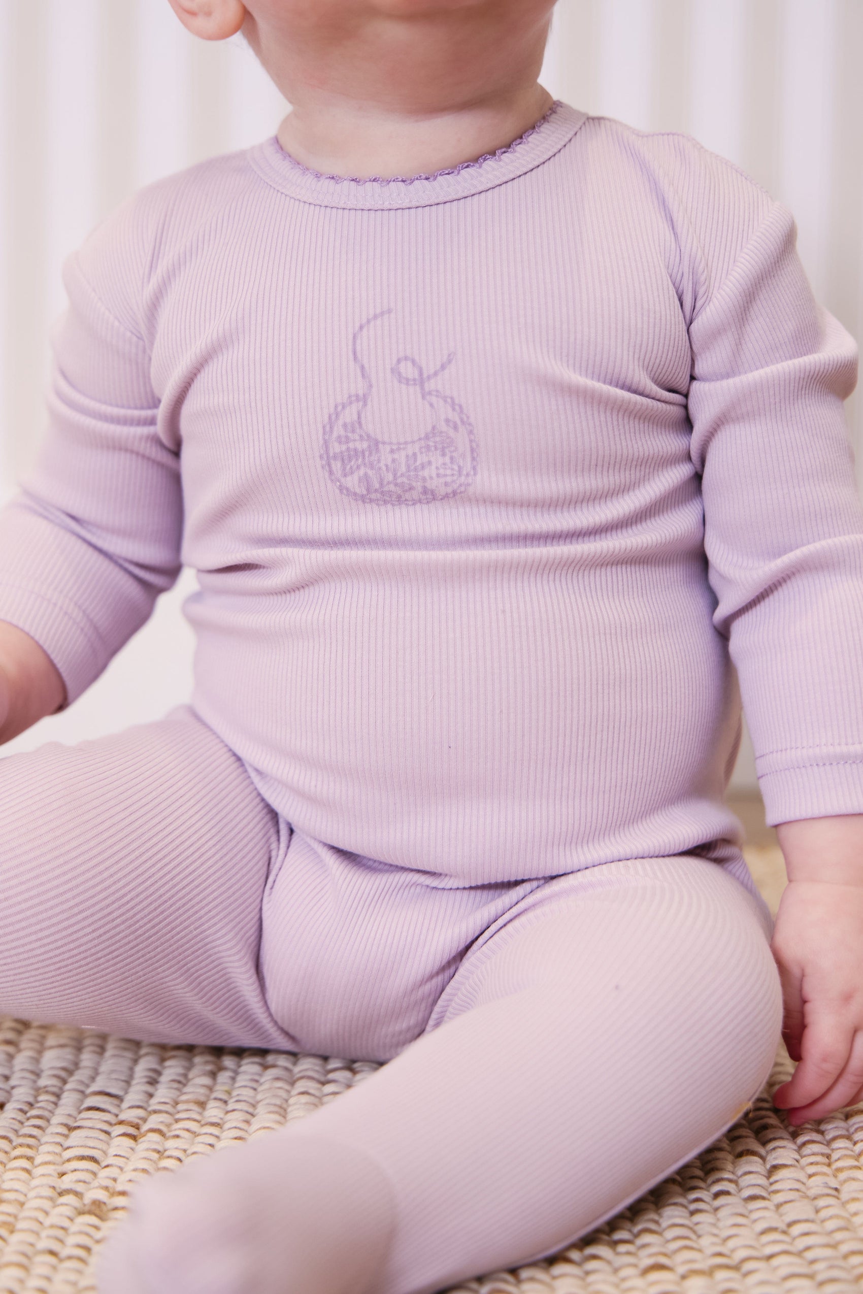 Babete Footie - Lavender