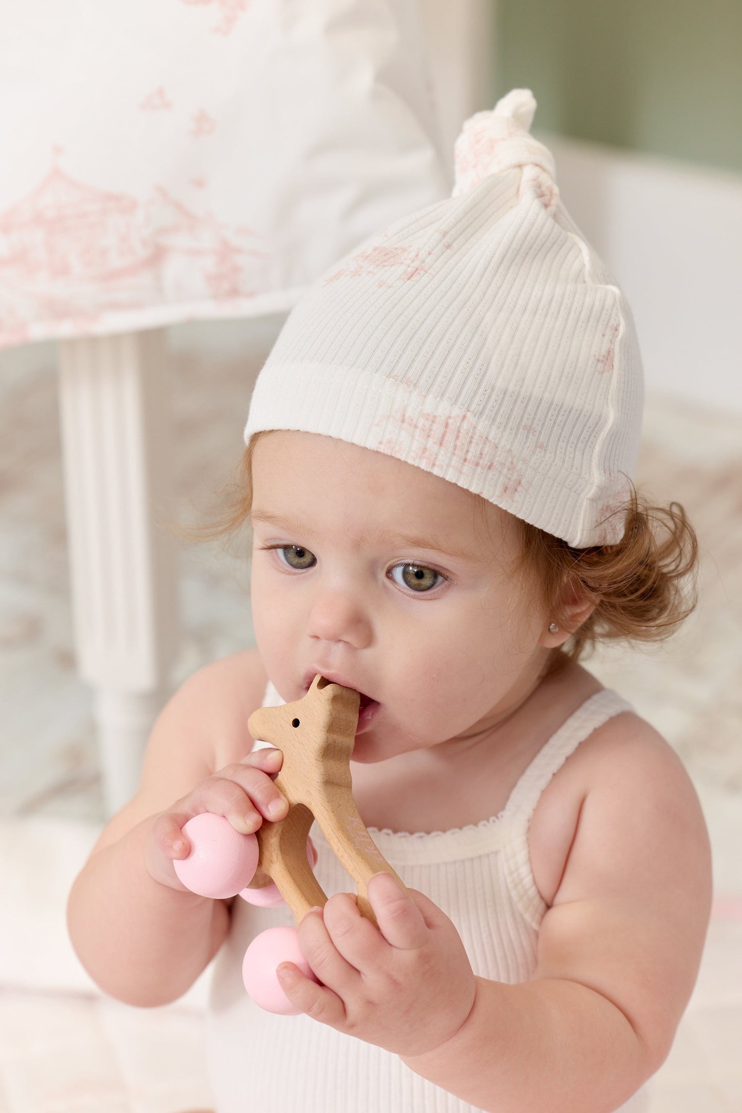
                  
                    Wood Horse Toy - Pink
                  
                