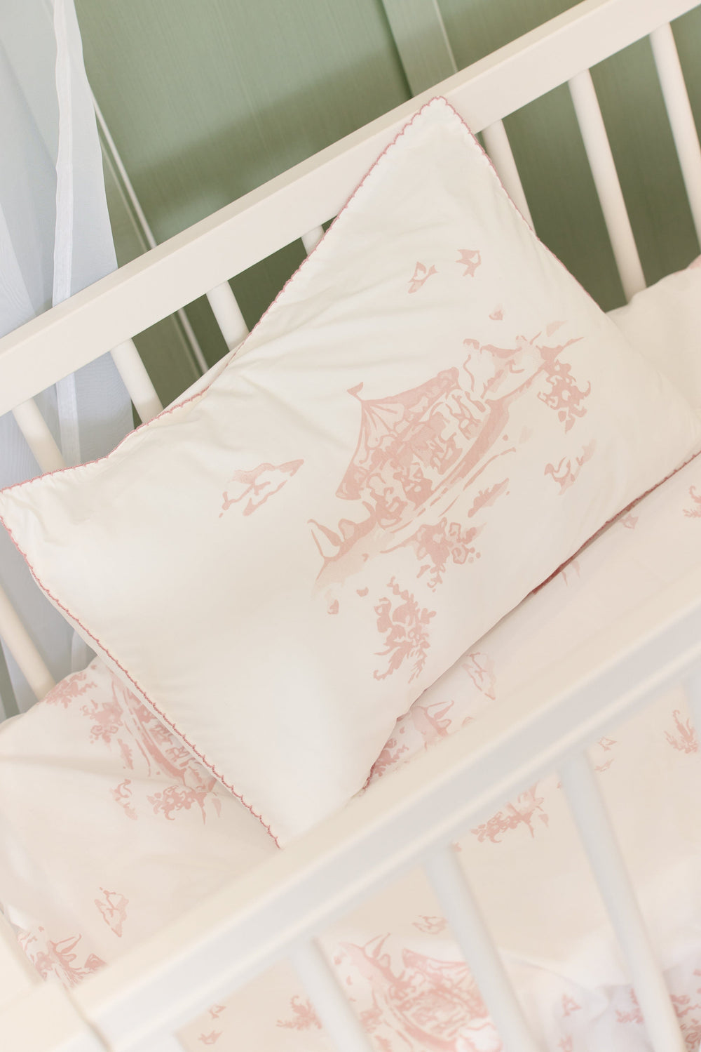 Carousel Crib Set - Pink