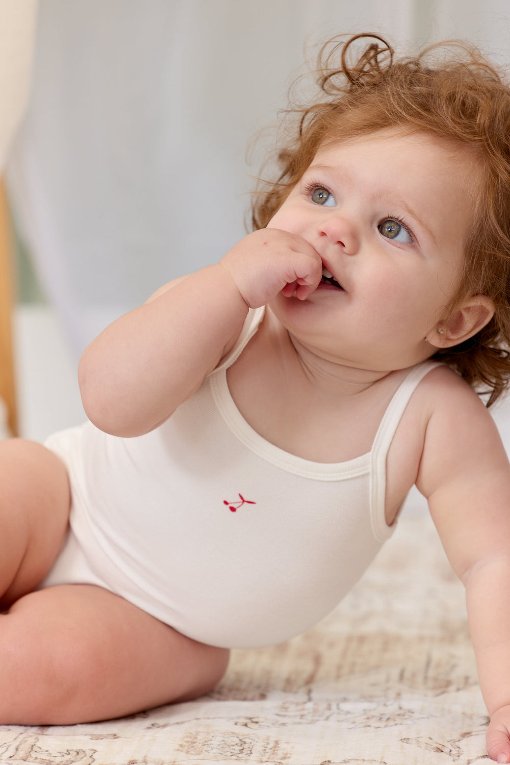 Cherry Onesie Set of 2 - Red