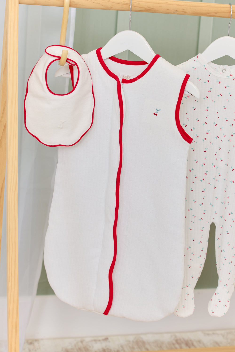 Scallop Sleep Sack - Red