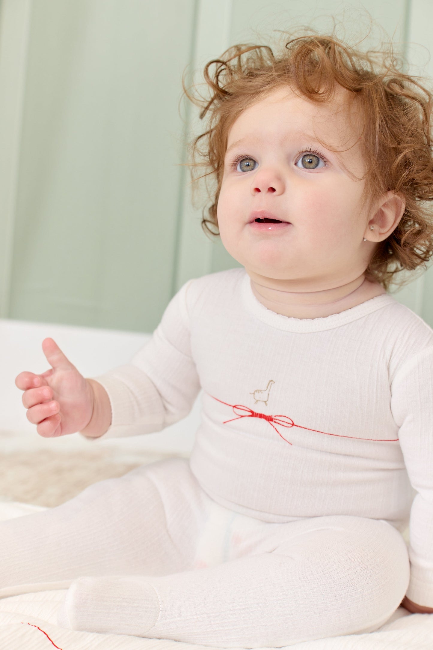 
                  
                    String Bow Romper - Red
                  
                