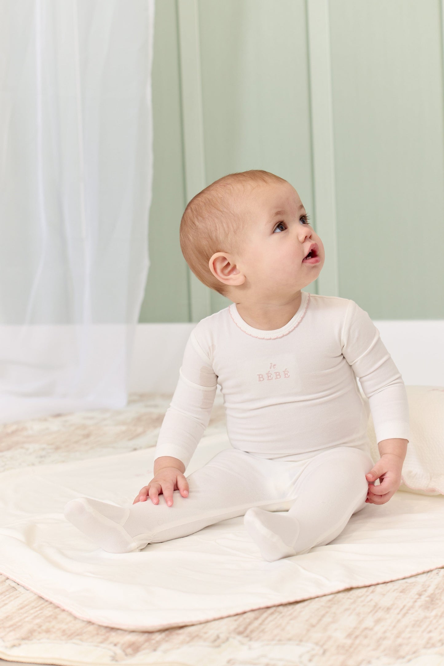 
                  
                    Bebe Embroidered Romper - Pink
                  
                