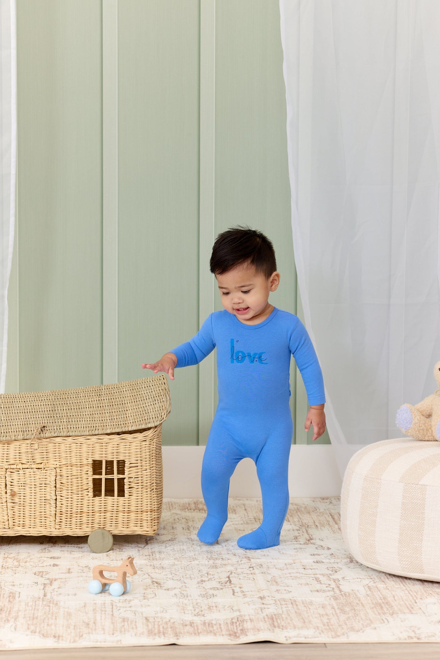 
                  
                    Love Romper - Blue
                  
                