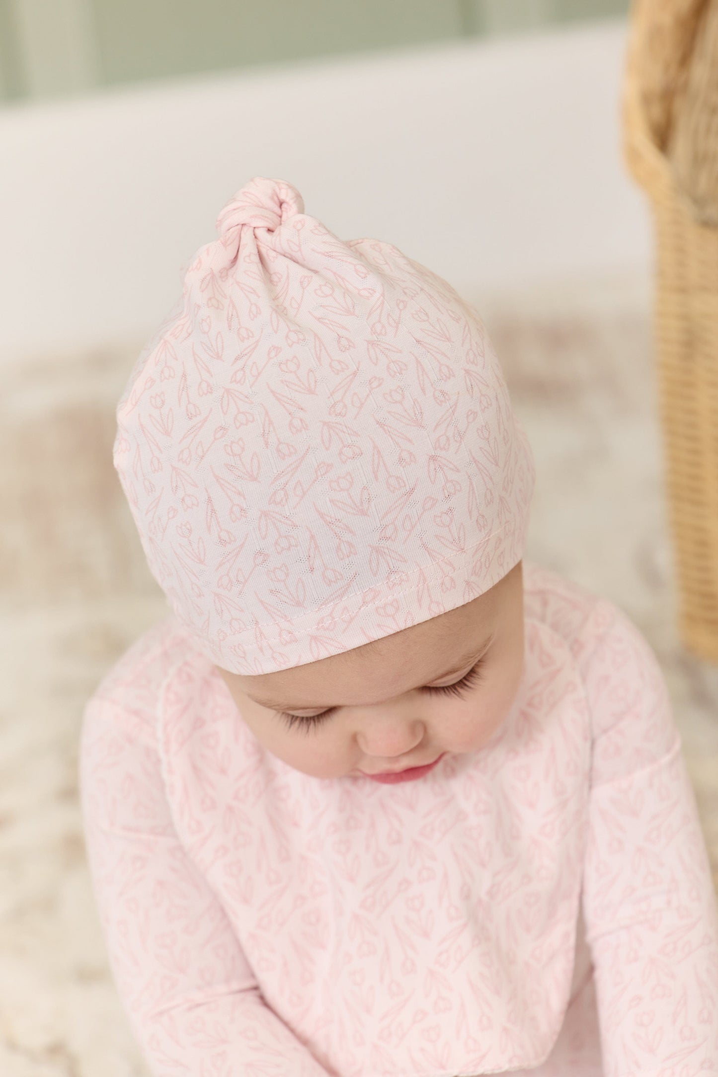 
                  
                    Tulip Romper + Hat Set - Pink
                  
                