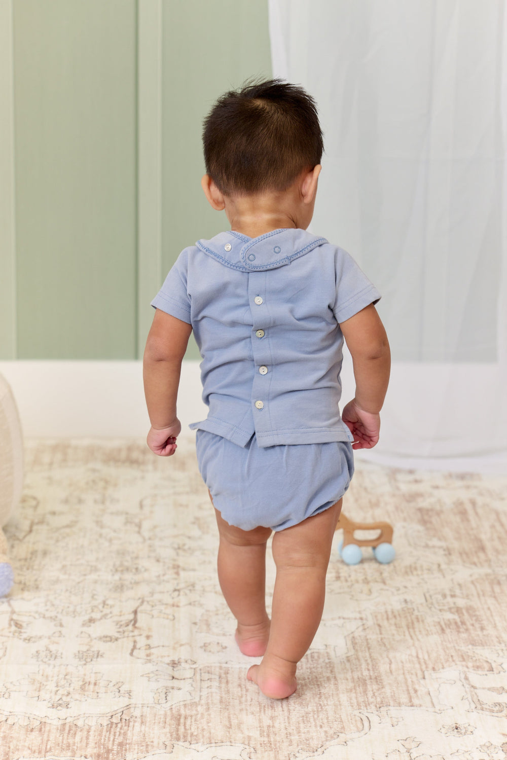 Logo Short Set - Blue