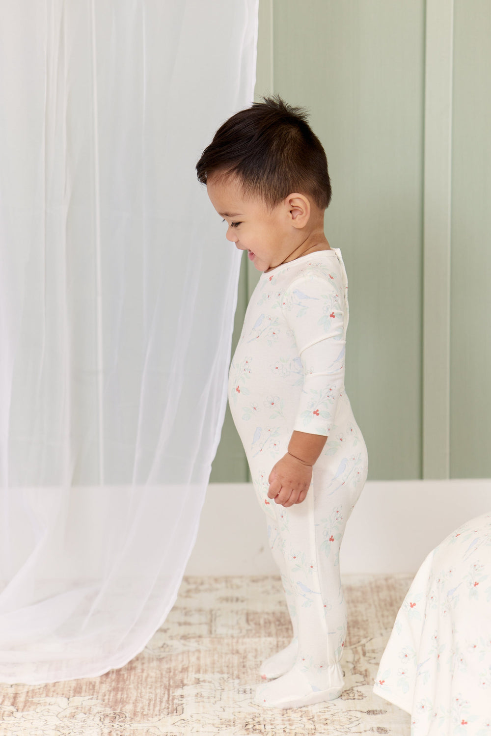 Nestling Romper - Blue