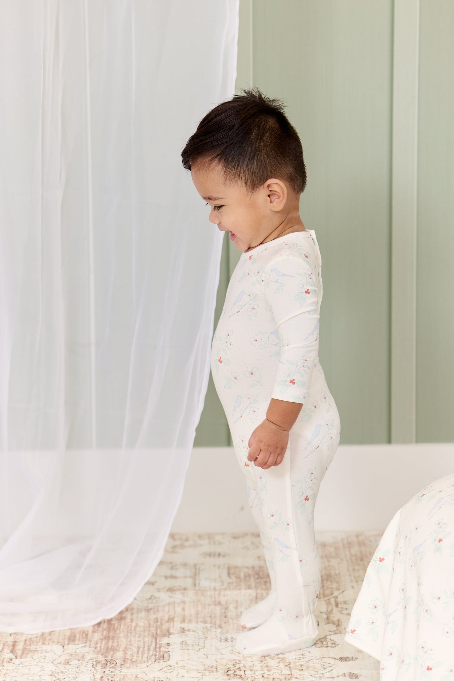 
                  
                    Nestling Romper - Blue
                  
                
