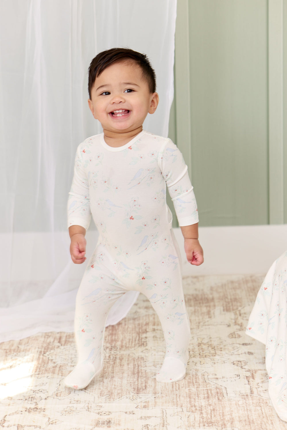 Nestling Romper - Blue