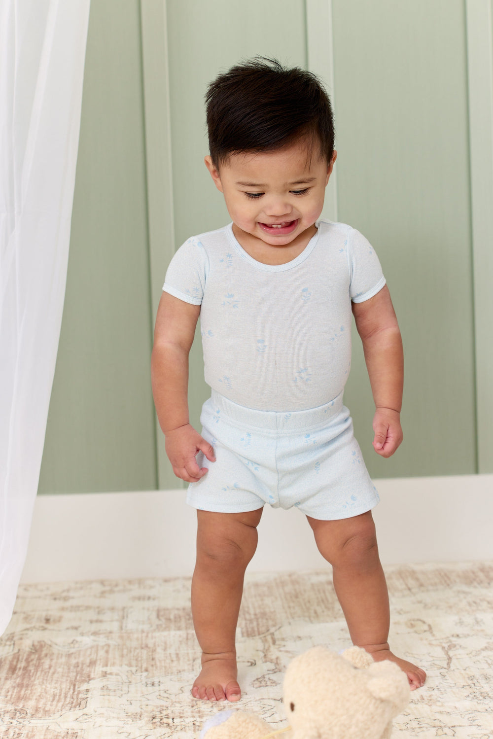 Wildflower Bodysuit - Blue