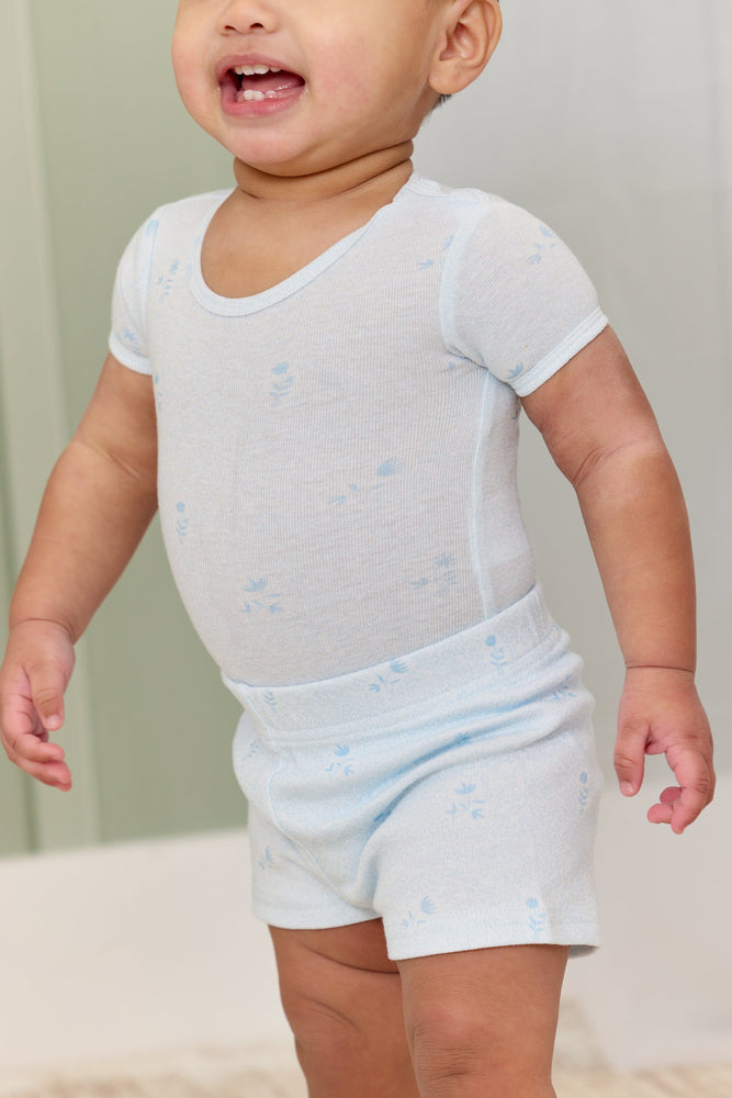 
                  
                    Wildflower Short Legging - Blue
                  
                