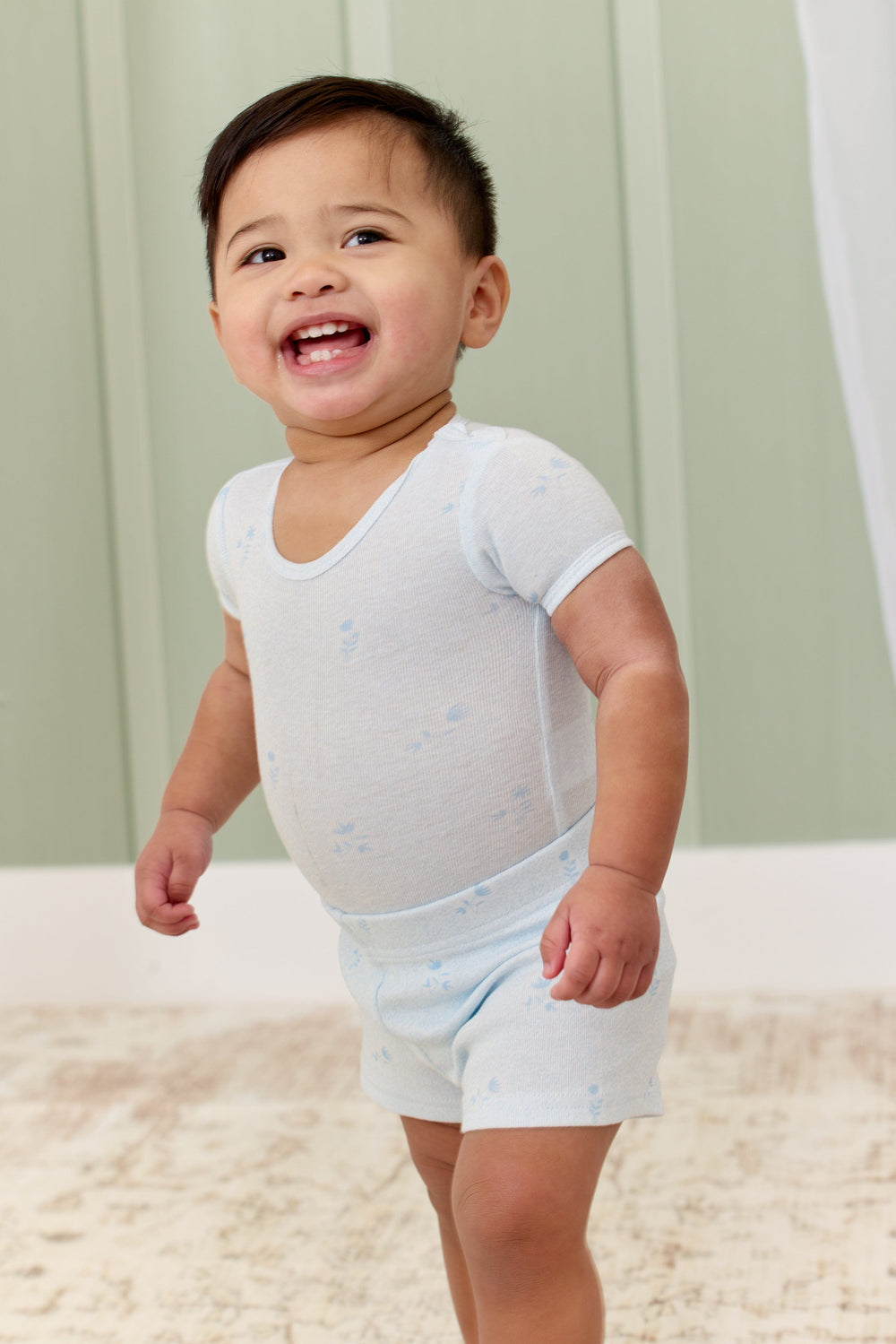 Wildflower Bodysuit - Blue