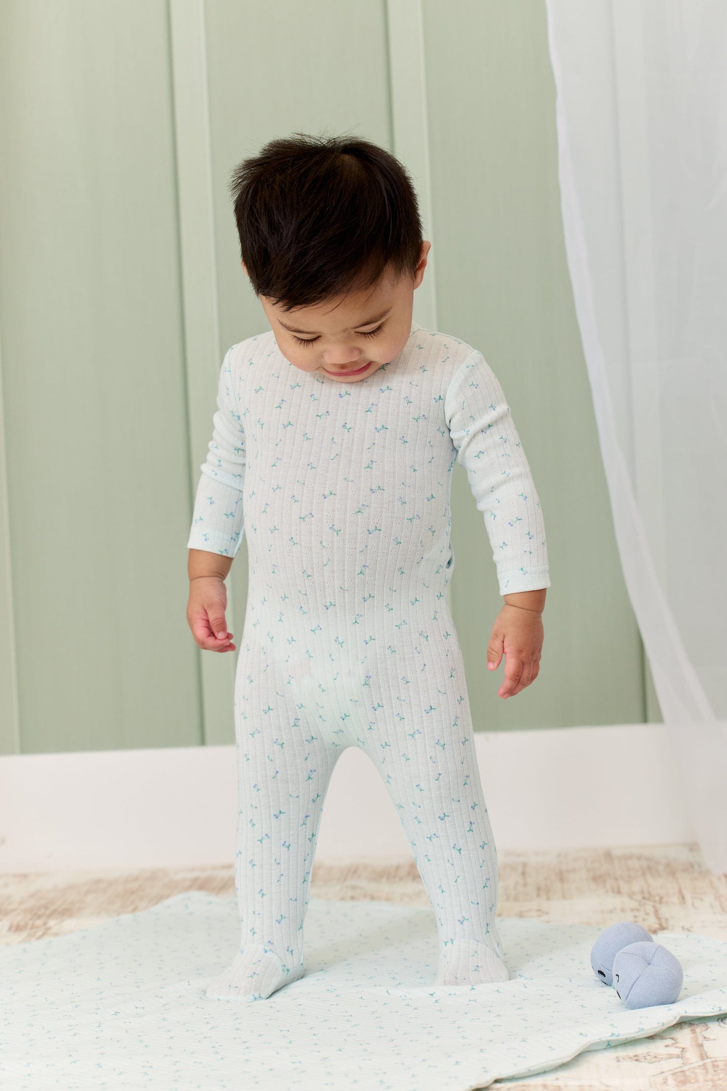 
                  
                    Cherry Romper - Blue
                  
                