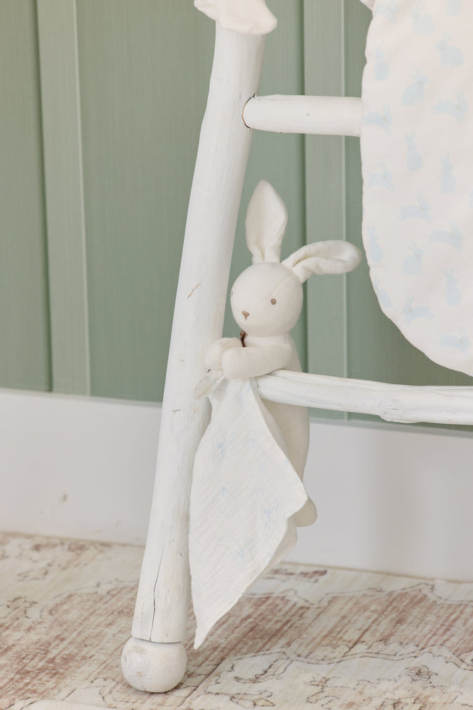 
                  
                    Bunny Plush Swaddle Toy - Blue
                  
                