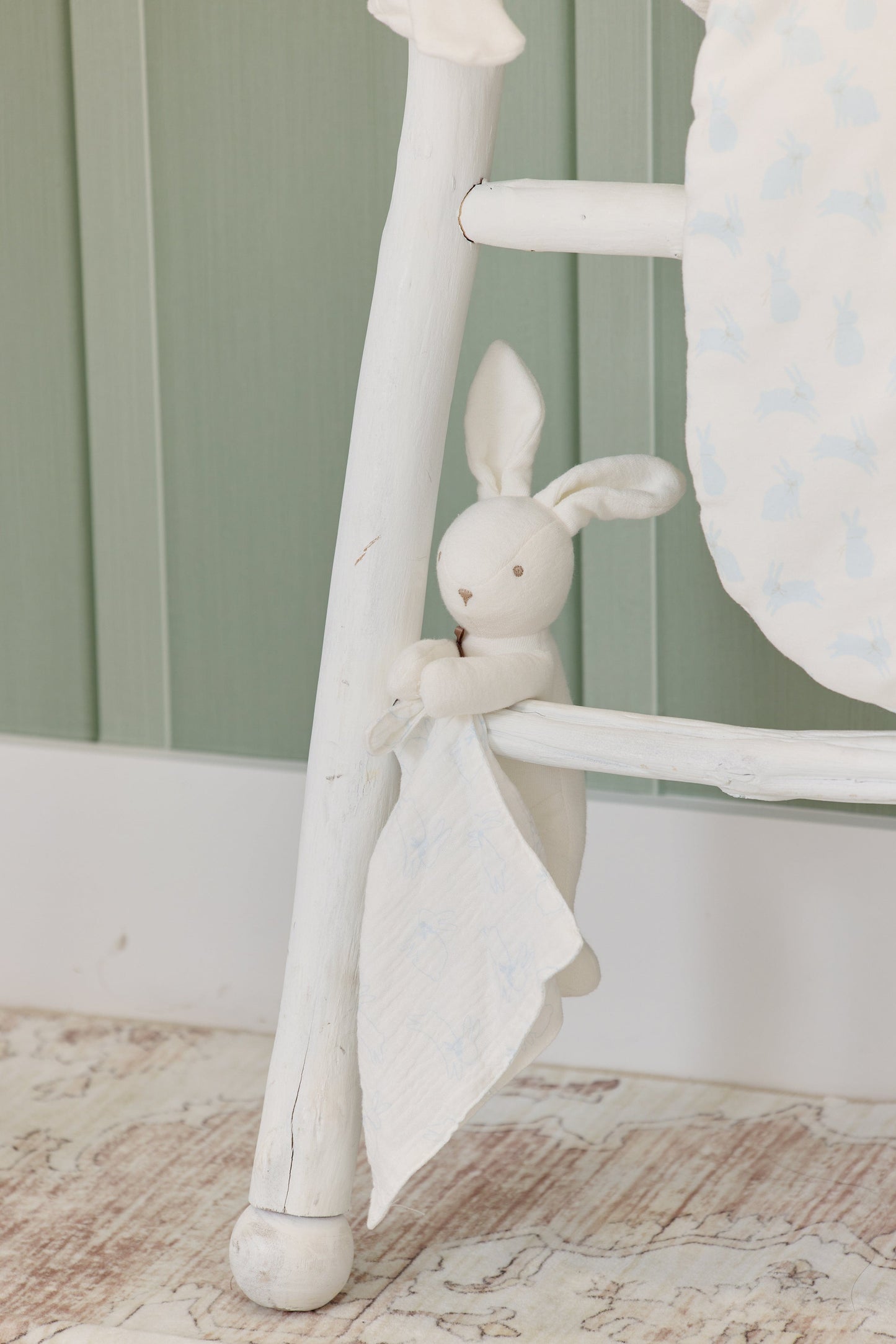 
                  
                    Bunny Plush Swaddle Toy - Blue
                  
                