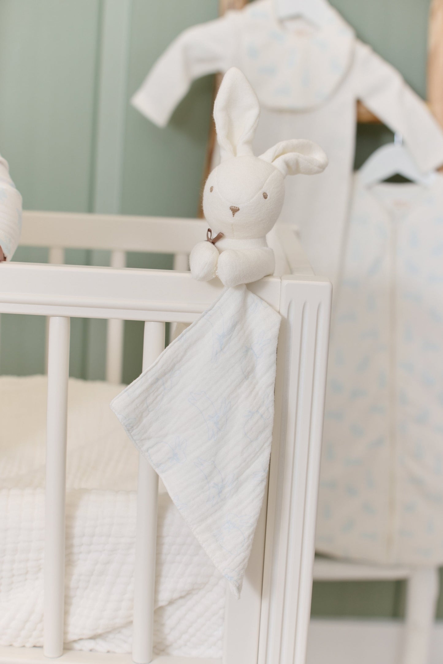 
                  
                    Bunny Plush Swaddle Toy - Blue
                  
                