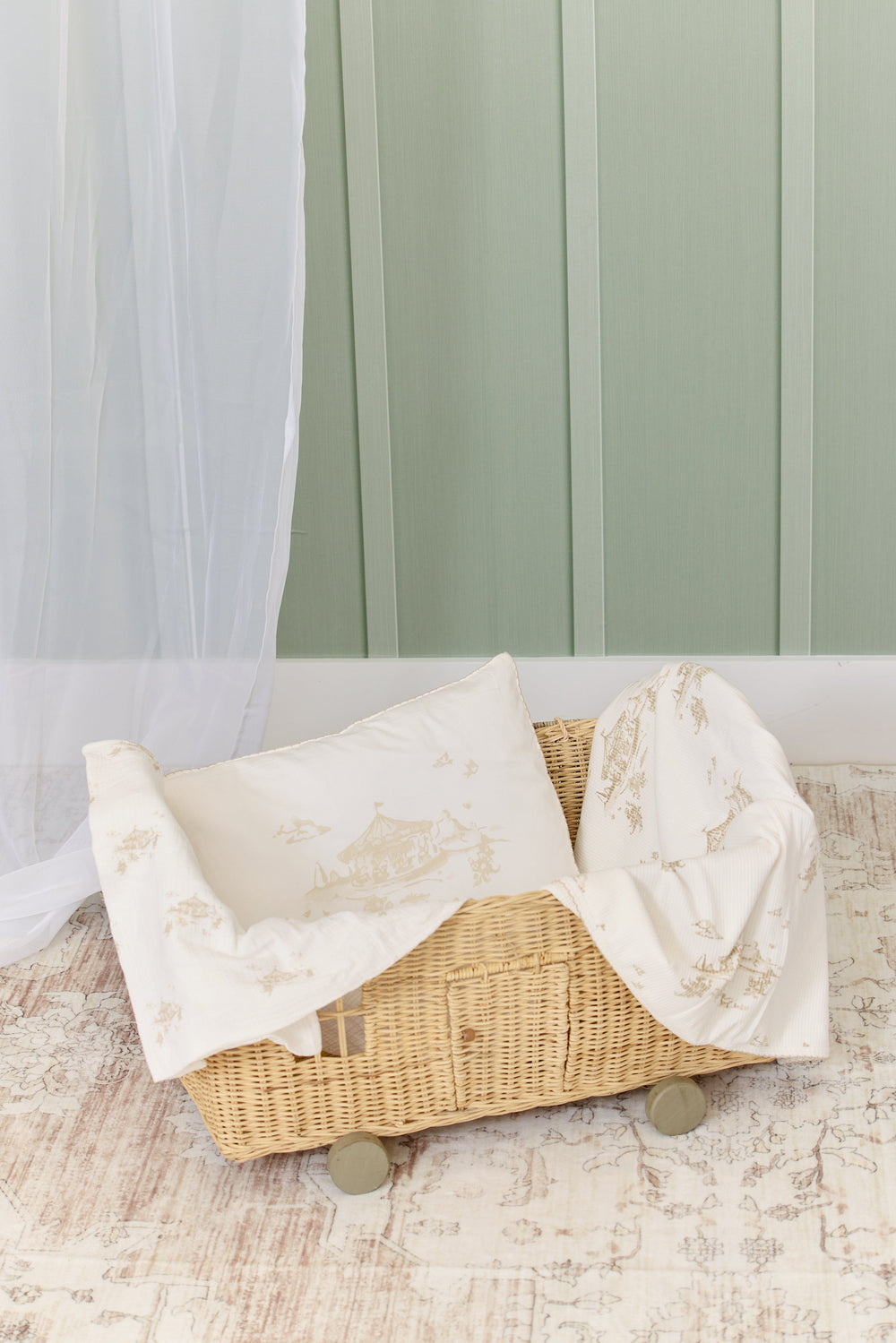 Carousel Blanket - Stone