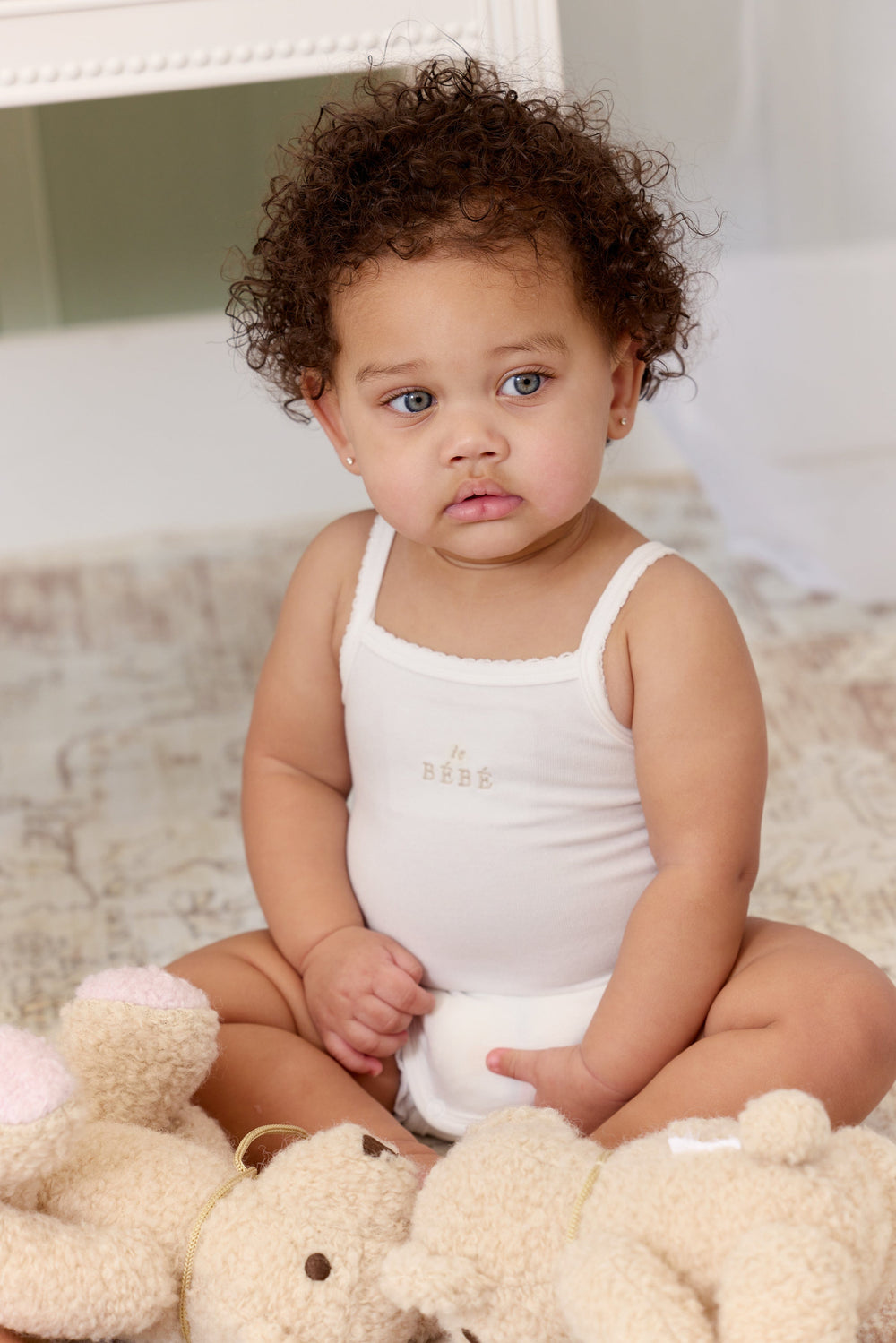 Bebe Onesies Set of 2 - Stone