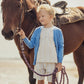 Long Sleeve Knit Sweater - Blue