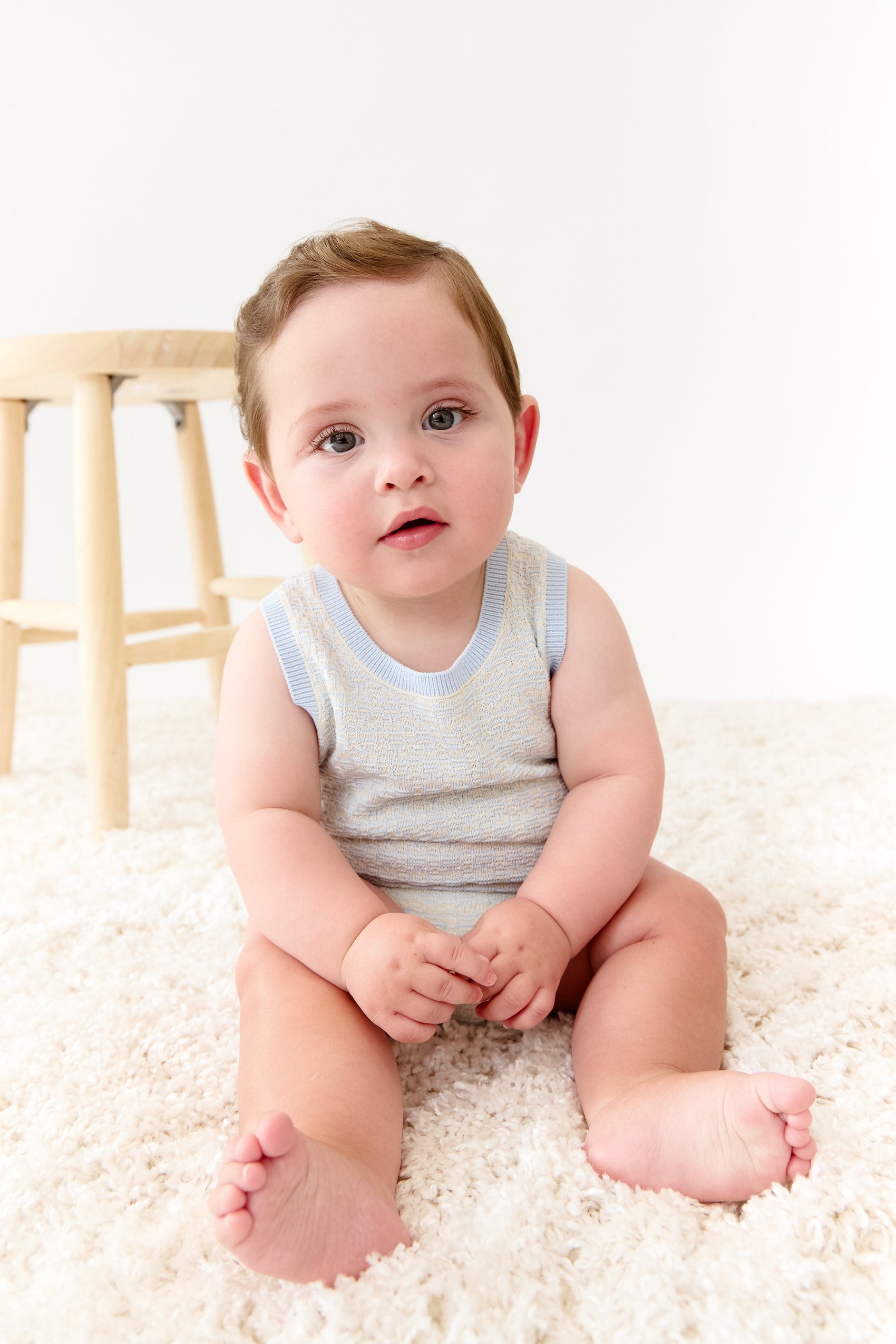 Logan Knit Set - Blue