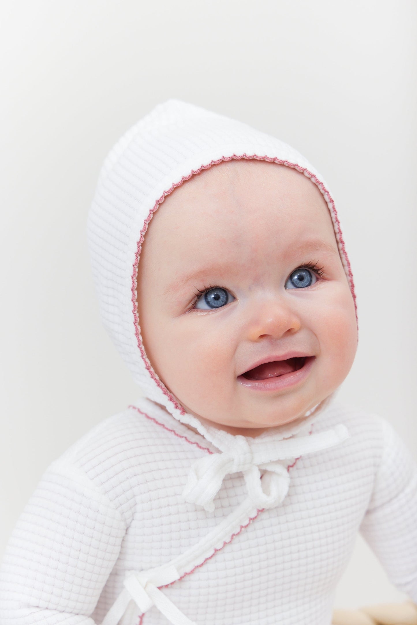 
                  
                    Velour Waffle Bonnet - Blush
                  
                