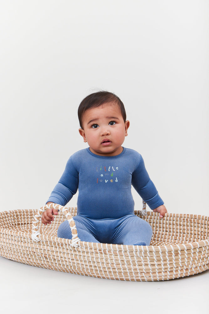 
                  
                    Little and Loved Romper - Blue
                  
                