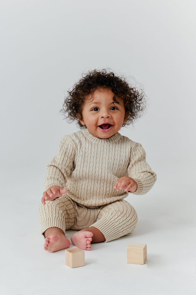 
                  
                    Cable Two Piece - Tan
                  
                