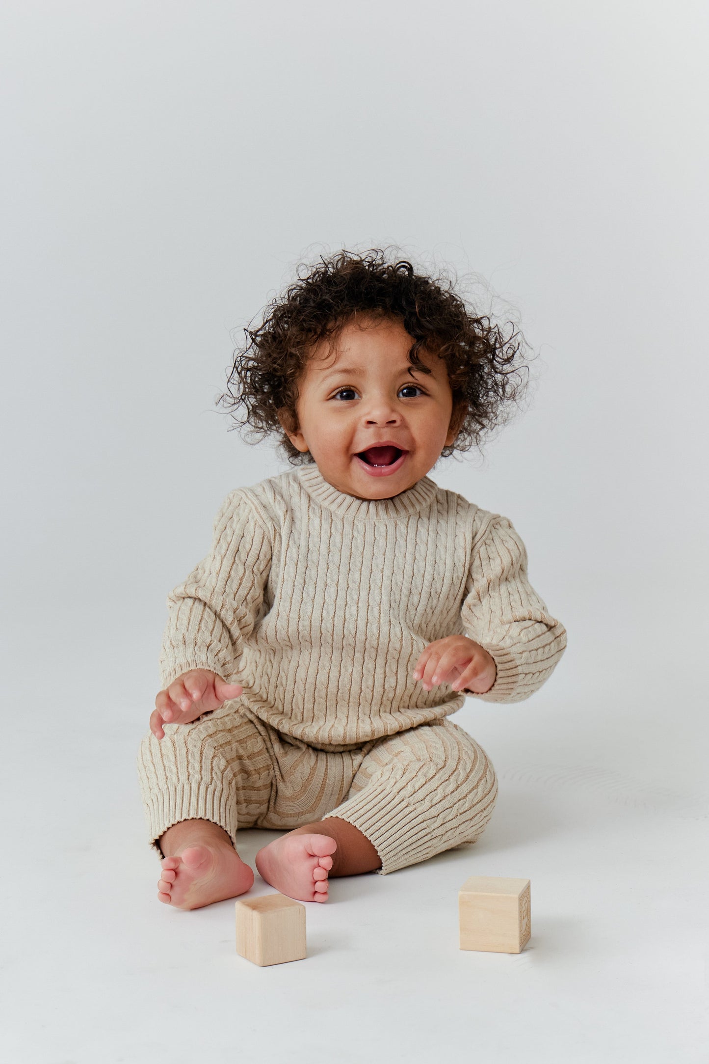 
                  
                    Cable Two Piece - Tan
                  
                
