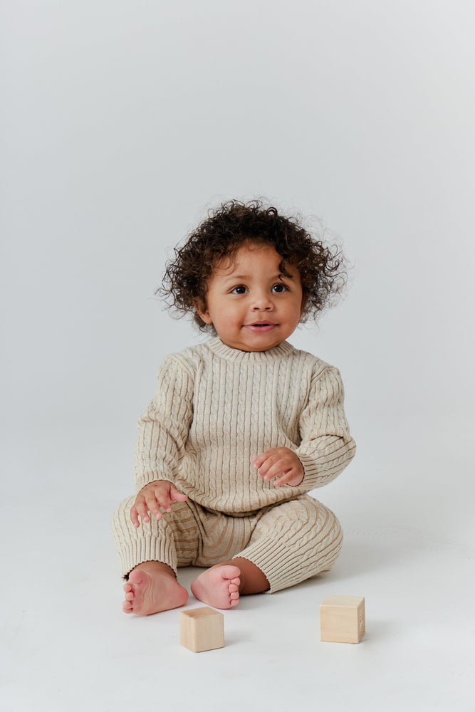 
                  
                    Cable Two Piece - Tan
                  
                