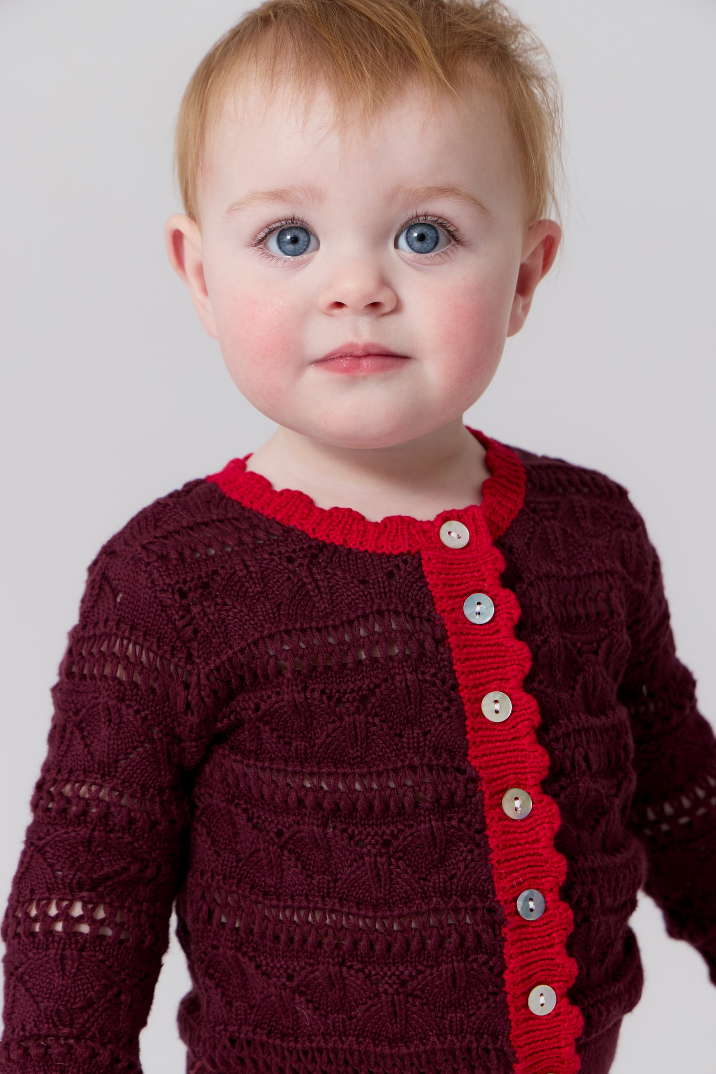 Cynthia Knit Set - Cranberry