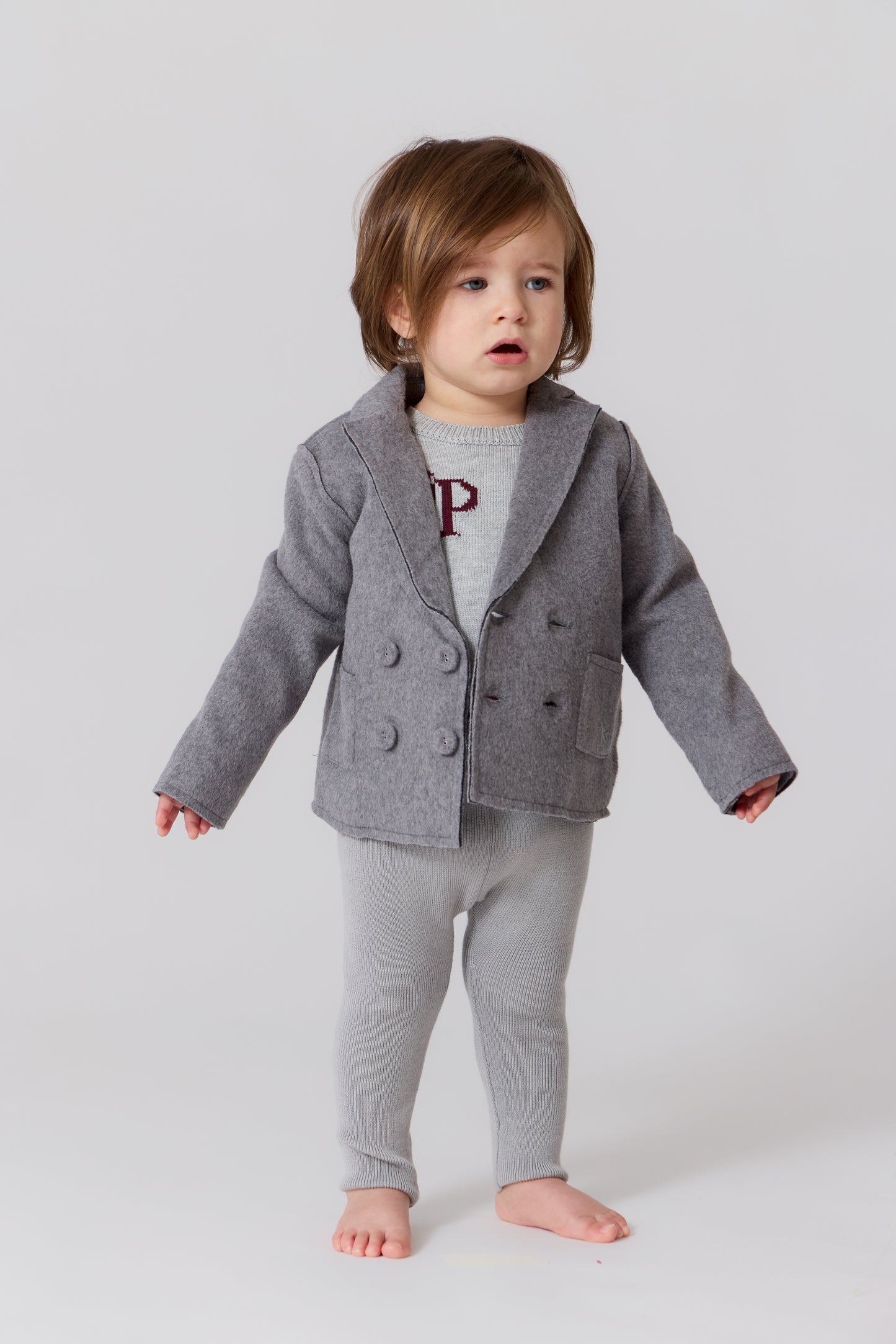 Oscar Knit Set - Cranberry