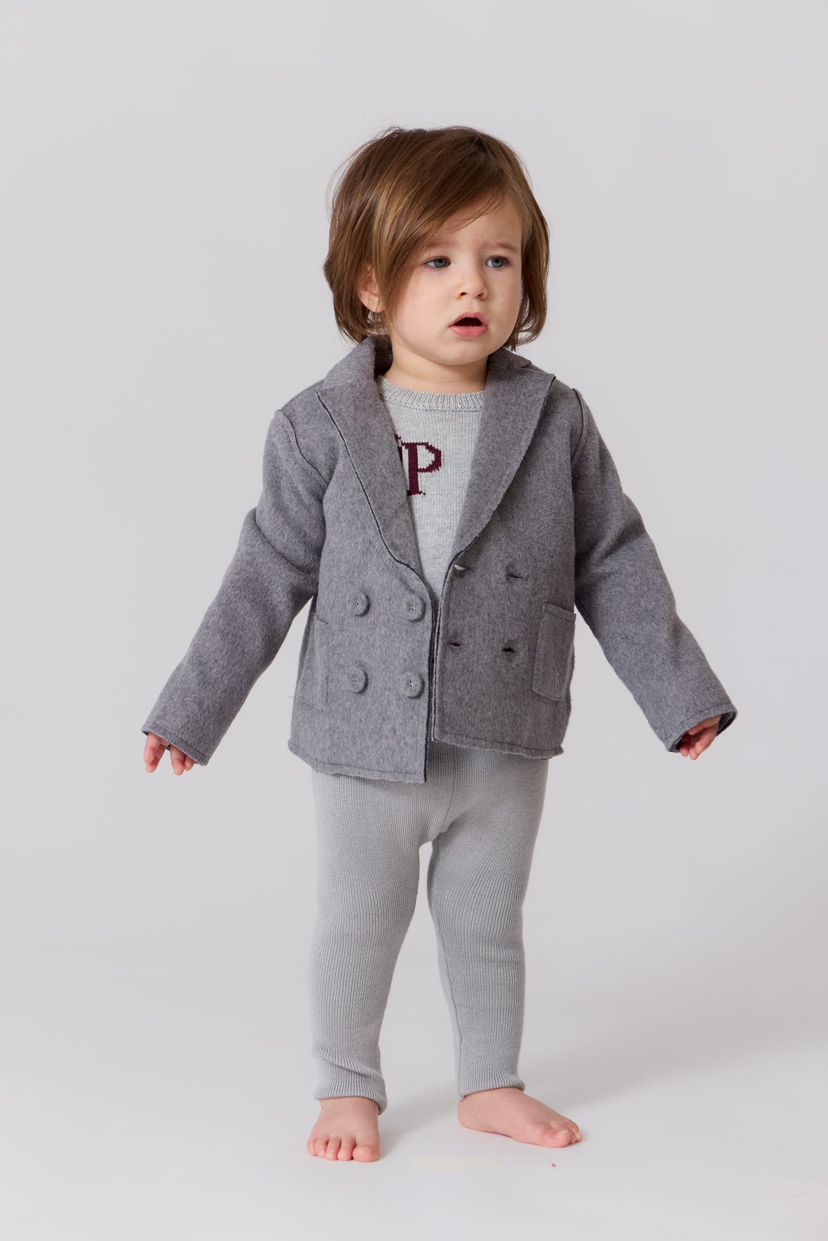 Oscar Knit Set - Cranberry