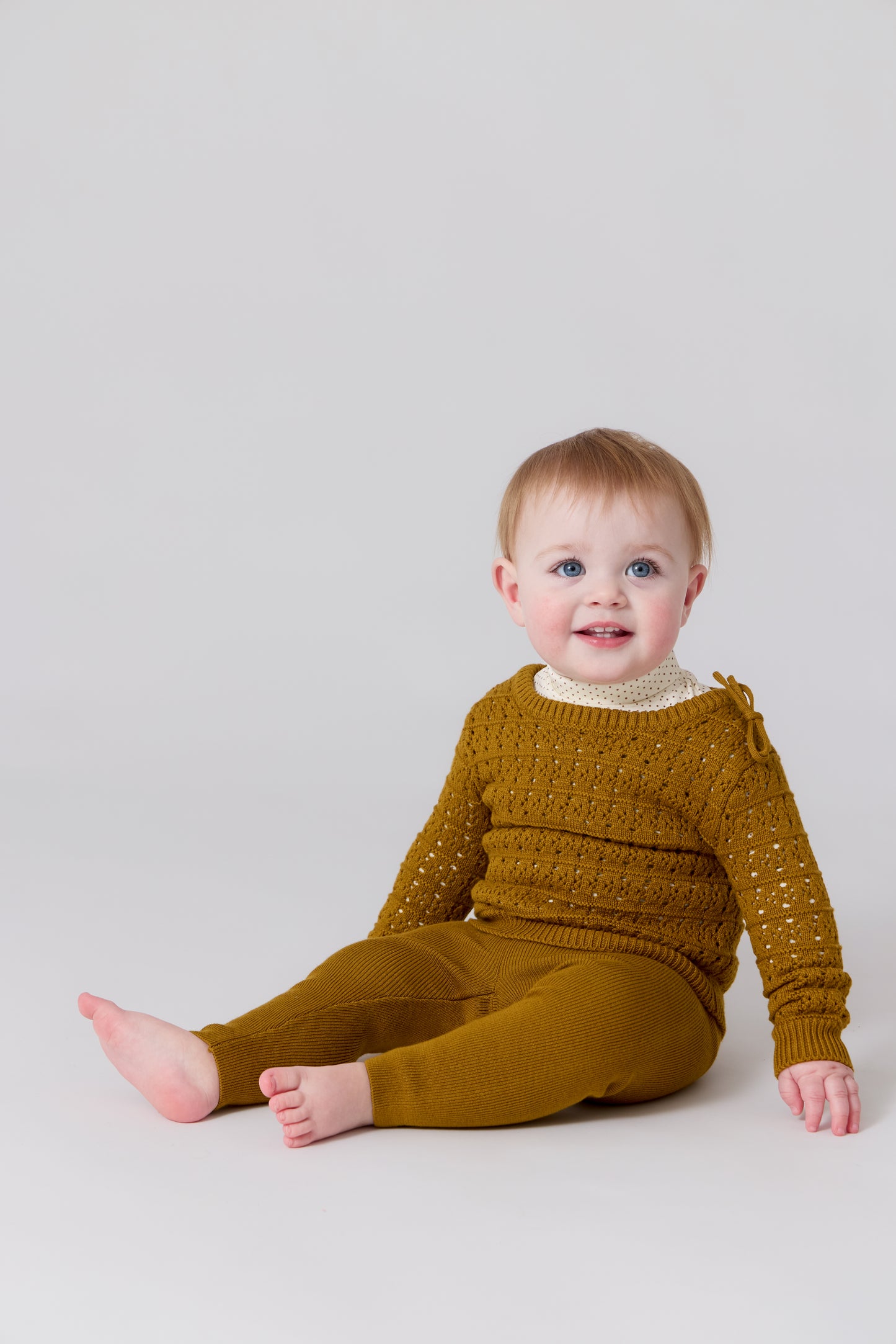 Samantha Knit Set - Mustard