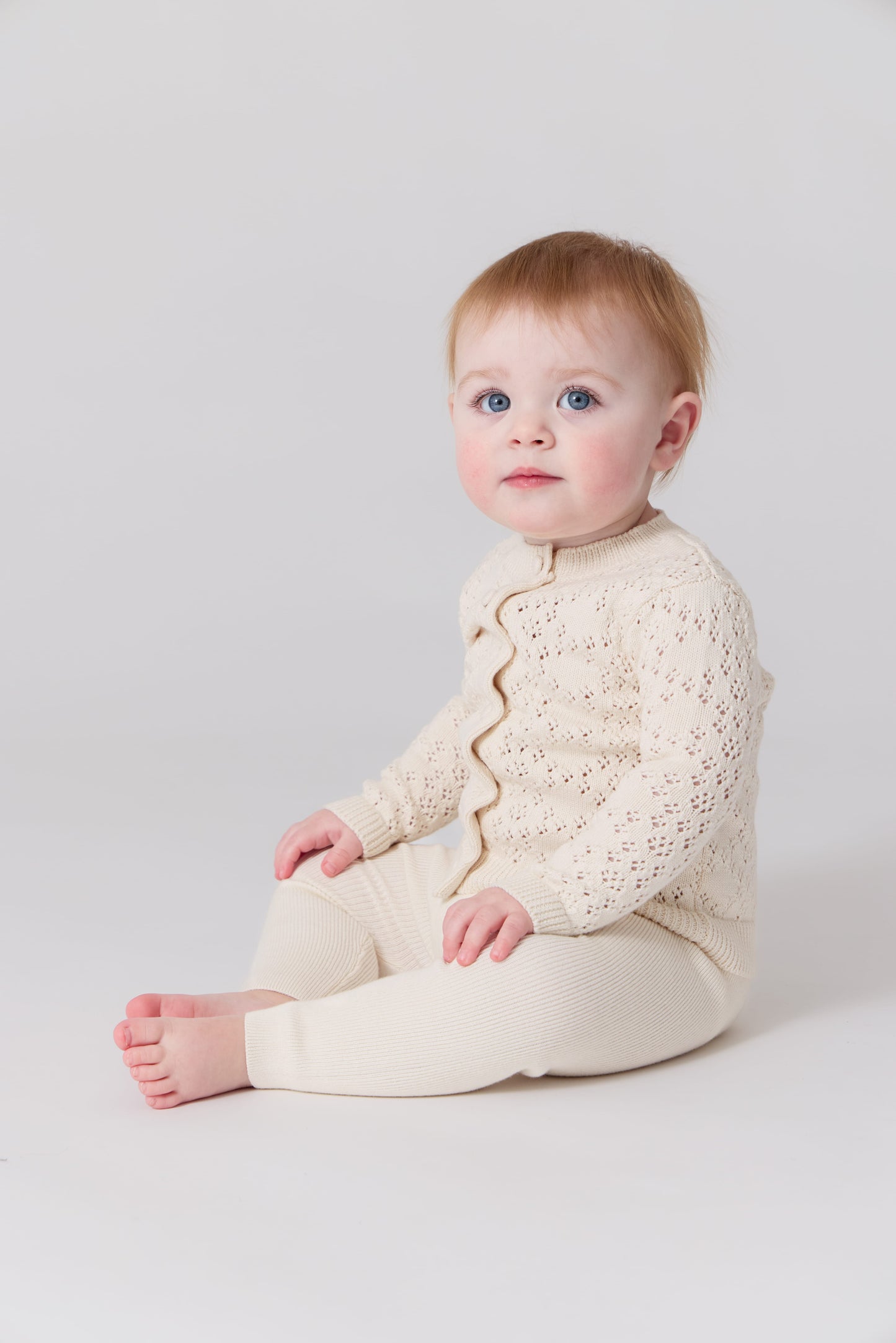 Lyla Pointelle Set - Oatmilk